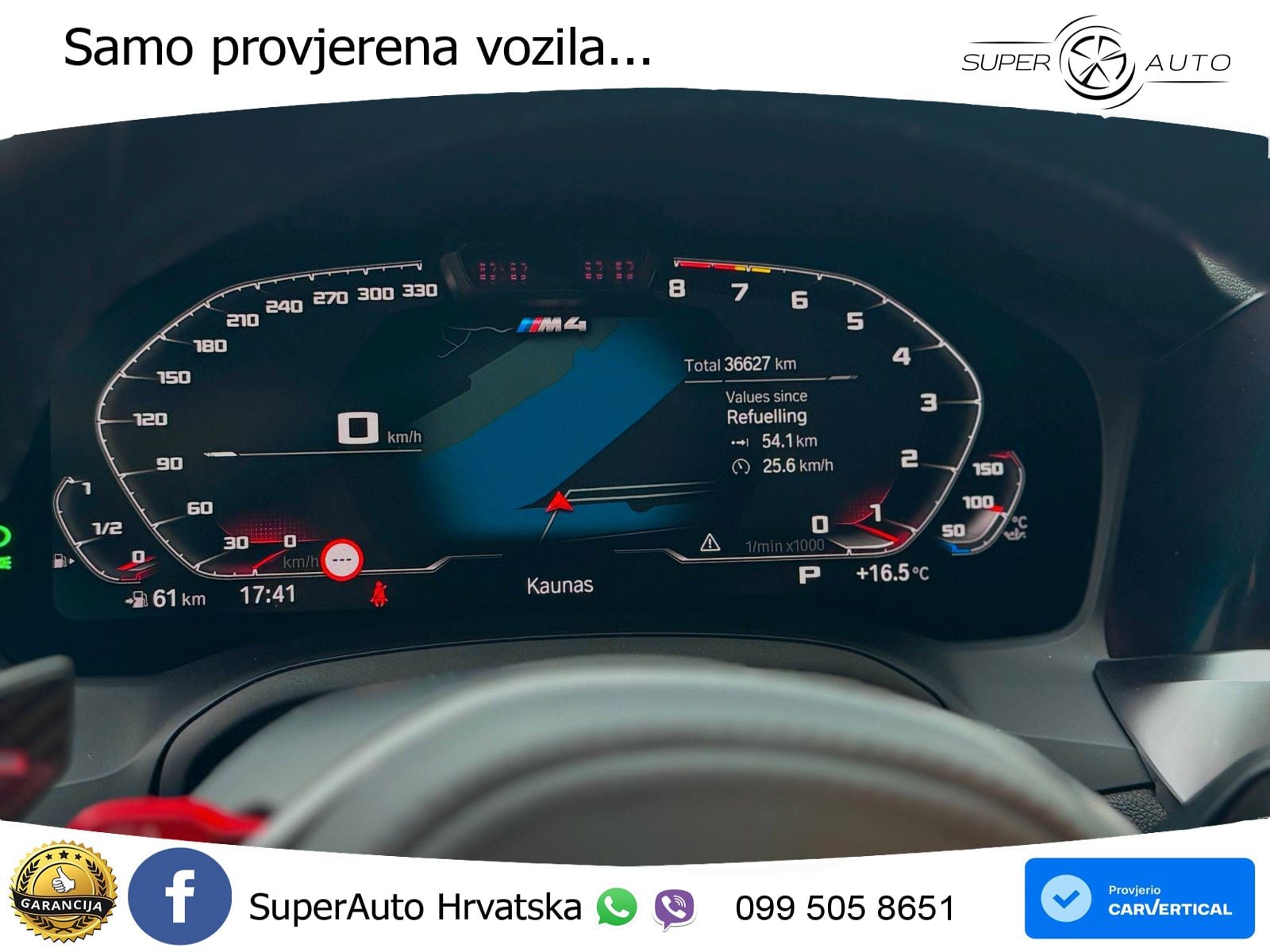 BMW M4 Competition 3.0 (510 KS) Steptronic LED+GR SJED+ACC