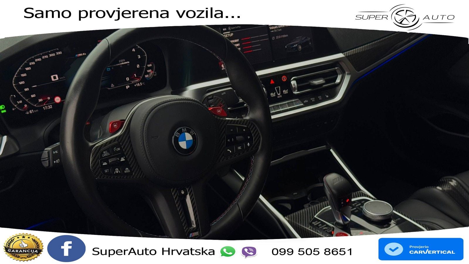 BMW M4 Competition 3.0 (510 KS) Steptronic LED+GR SJED+ACC