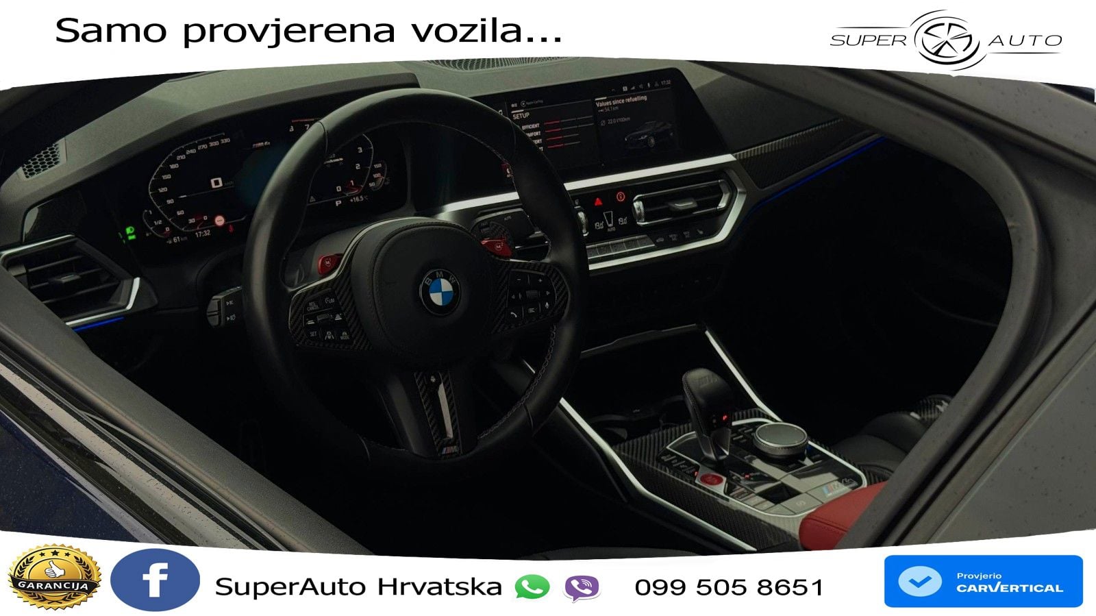 BMW M4 Competition 3.0 (510 KS) Steptronic LED+GR SJED+ACC