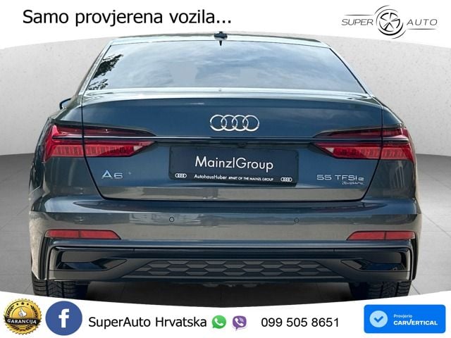 Audi A6 55 TFSIe (367 KS) quattro ultra S tronic S line MATRIX+GR SJED+KAM