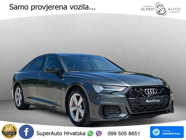 Audi A6 55 TFSIe (367 KS) quattro ultra S tronic S line MATRIX+GR SJED+KAM