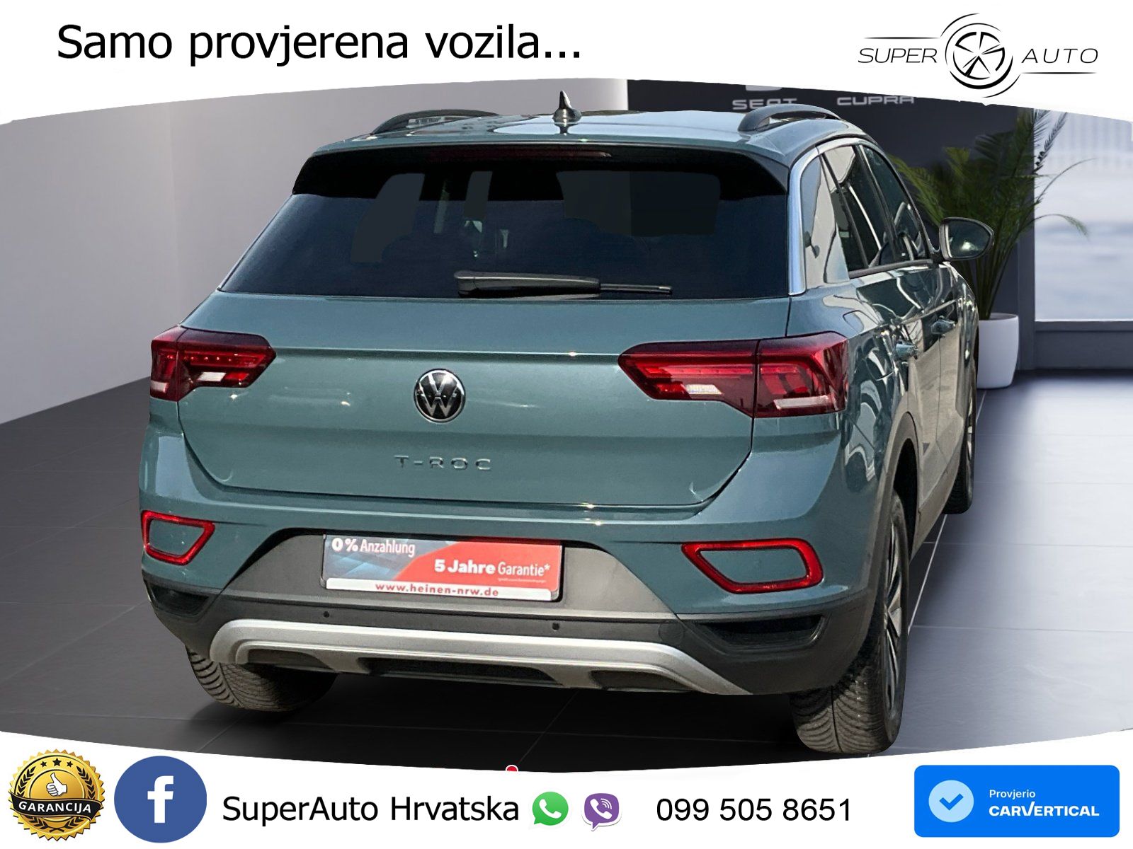 Volkswagen T-Roc 1.5 TSI (150 KS) LED+GR SJED+ACC