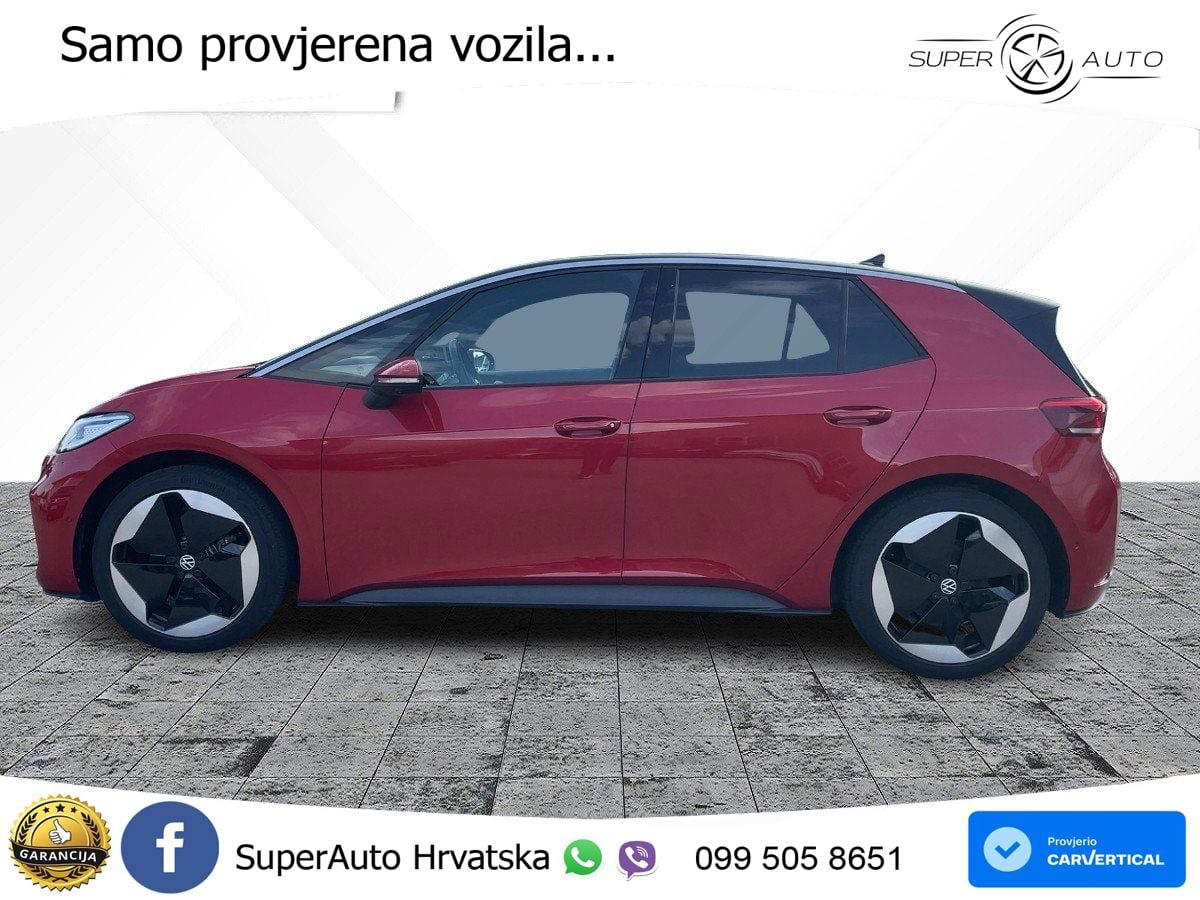Volkswagen ID.3 Pro 62 kWh (204 KS) LED+GR SJED+ACC