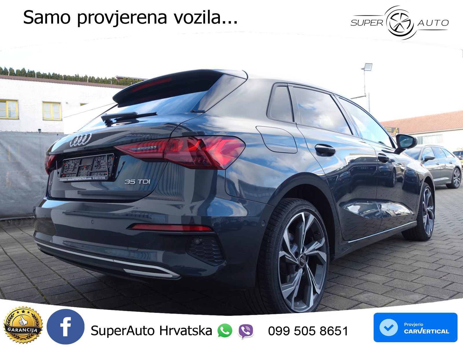 Audi A3 35 TDI (150 KS) S tronic S line LED+GR SJED+ACC