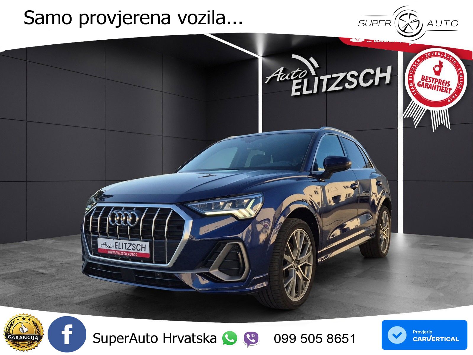 Audi Q3 40 TDI (200 KS) quattro S tronic S line LED+GR SJED+ACC
