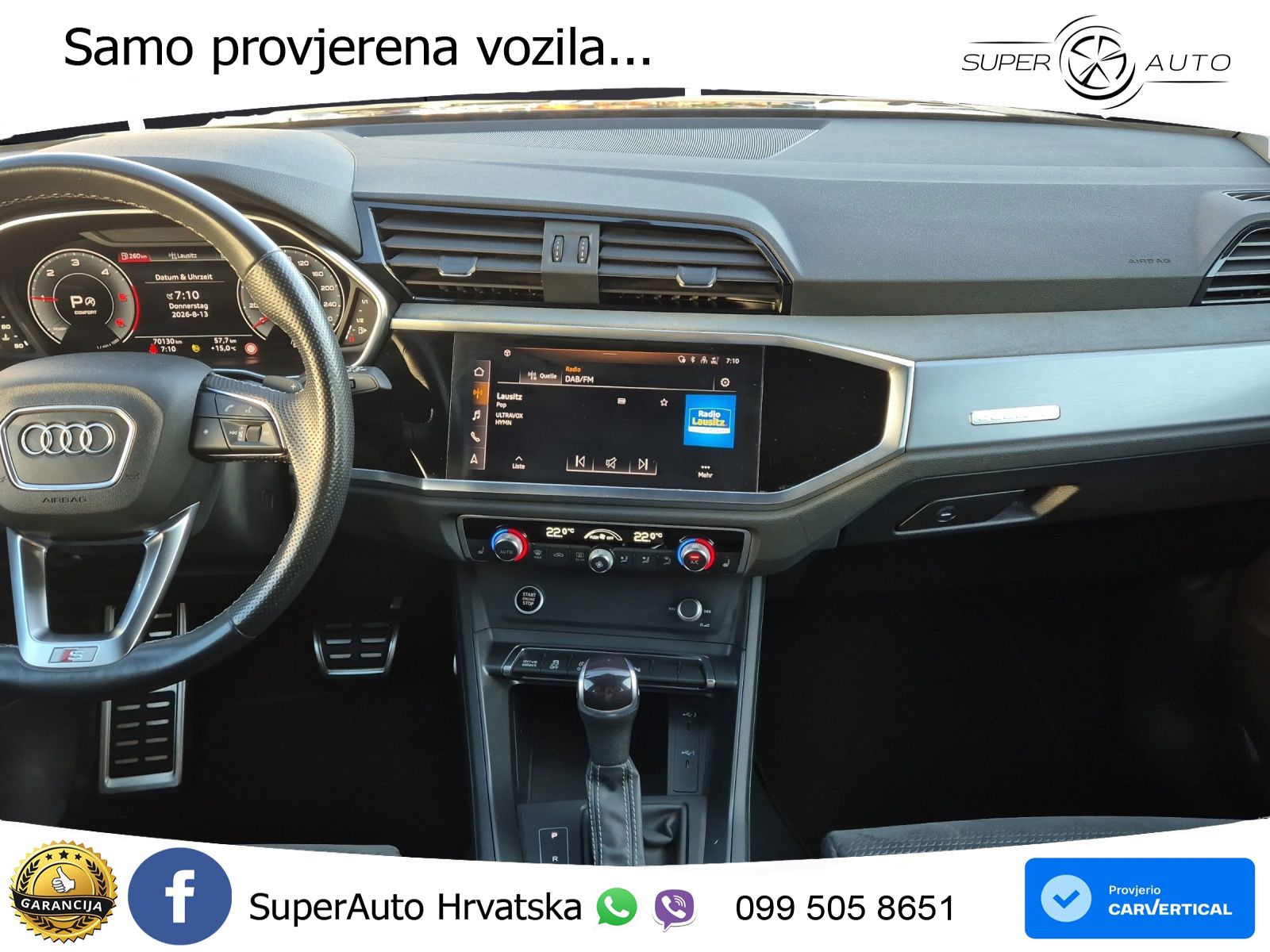Audi Q3 40 TDI (200 KS) quattro S tronic S line LED+GR SJED+ACC