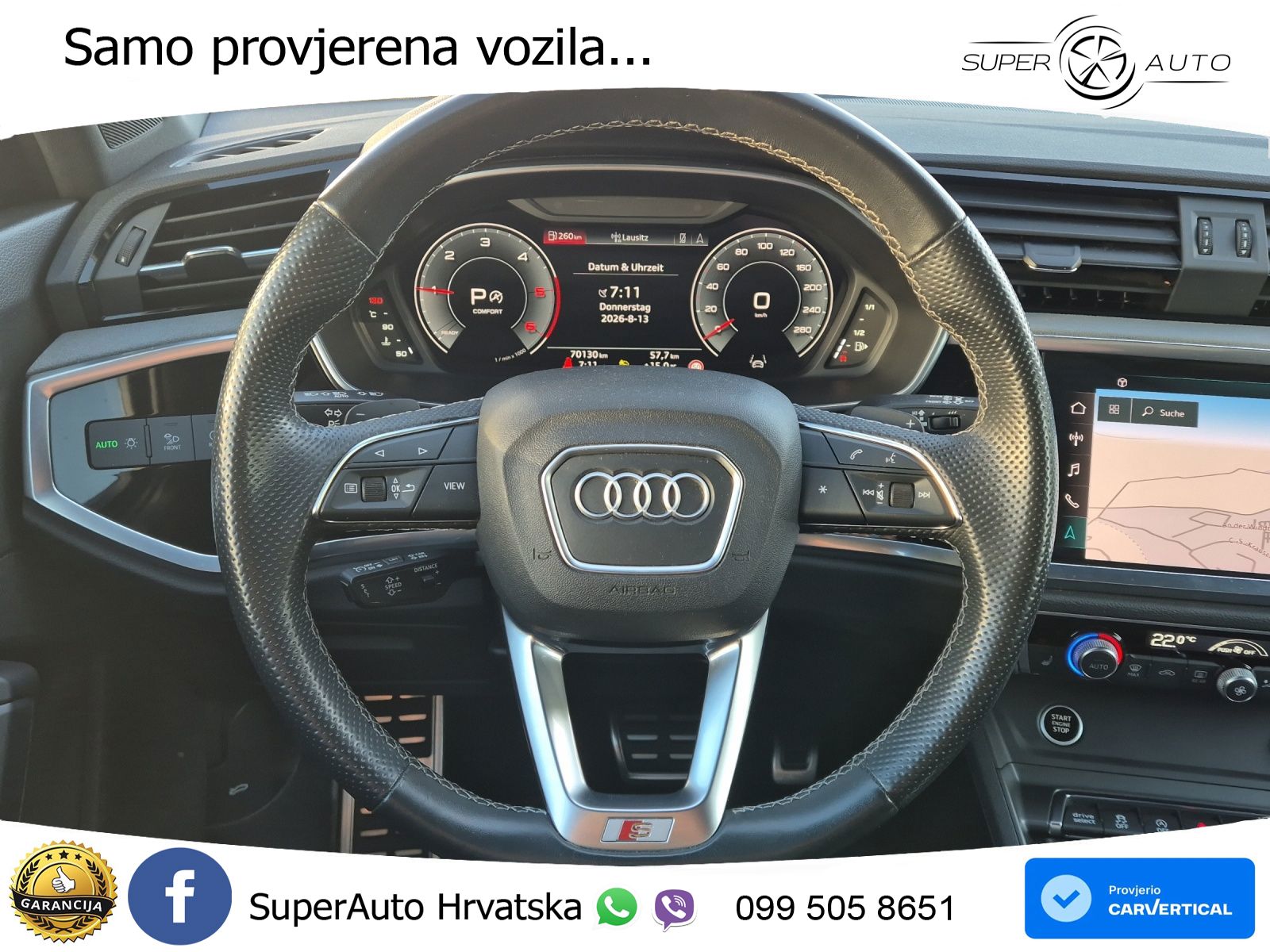 Audi Q3 40 TDI (200 KS) quattro S tronic S line LED+GR SJED+ACC