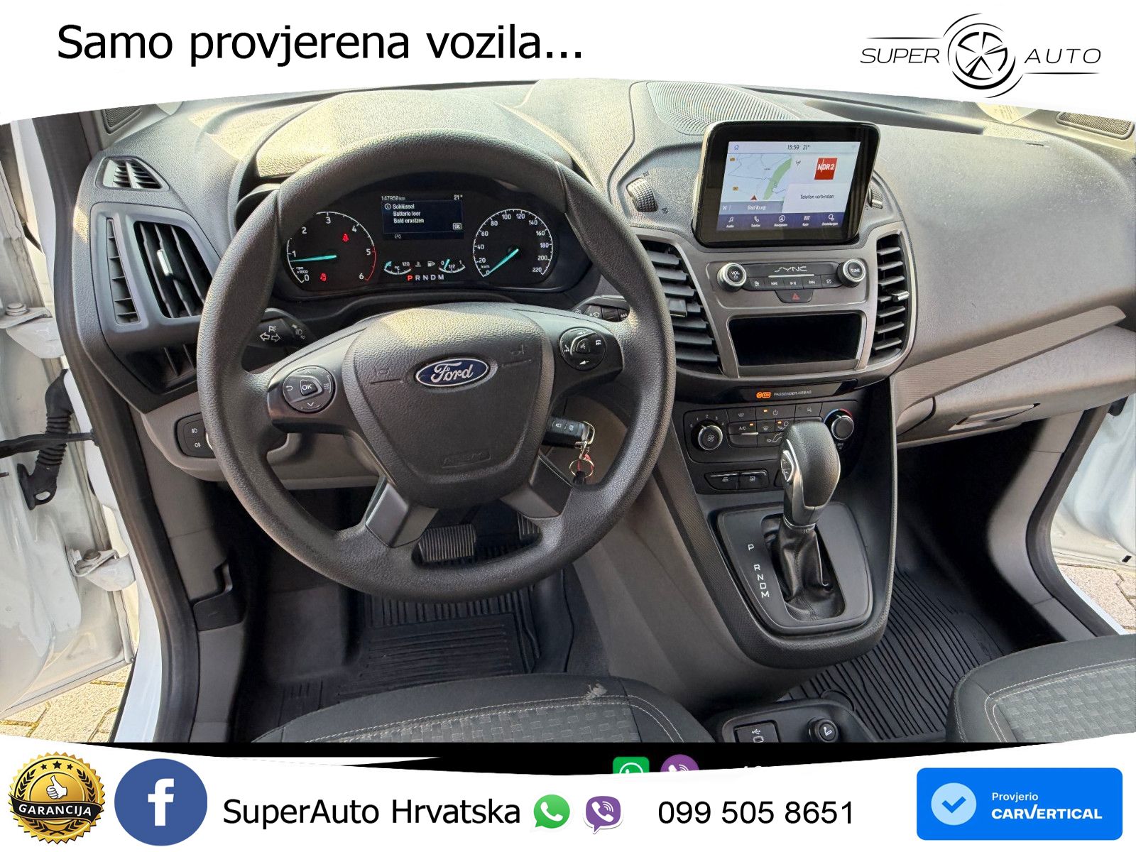 Ford Transit Connect Kasten Trend*101PS*AUTOMATIK*NAV 101 KS