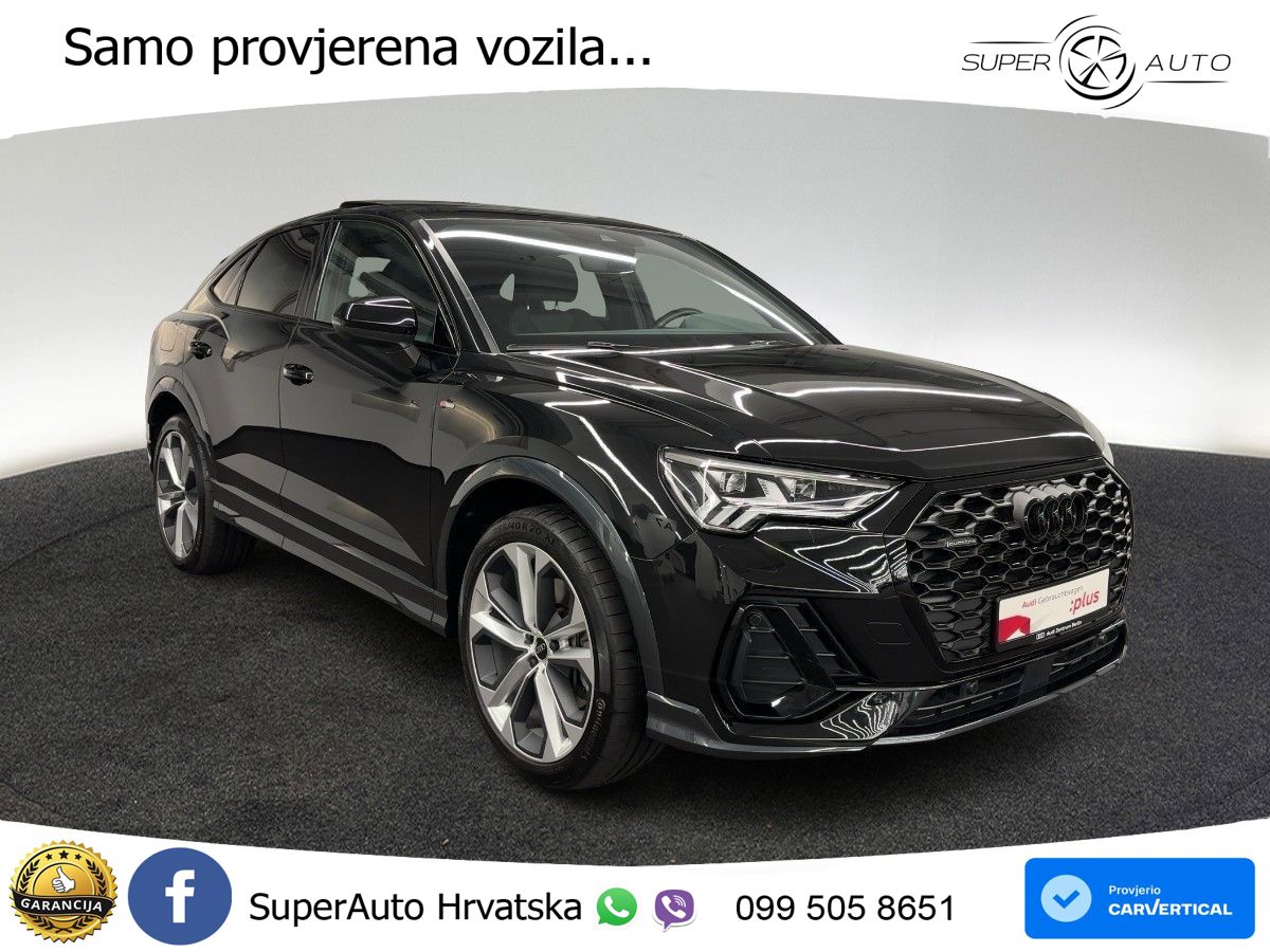 Audi Q3 Sportback 45 TFSI (245 KS) quattro S tronic S line LED+GR SJED+ACC