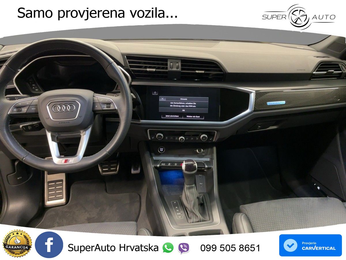 Audi Q3 Sportback 45 TFSI (245 KS) quattro S tronic S line LED+GR SJED+ACC