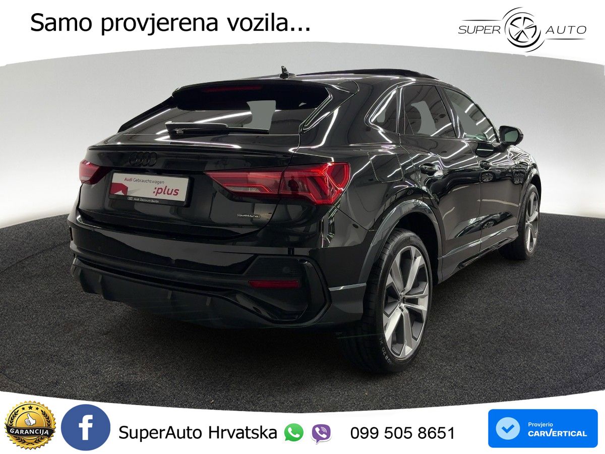 Audi Q3 Sportback 45 TFSI (245 KS) quattro S tronic S line LED+GR SJED+ACC