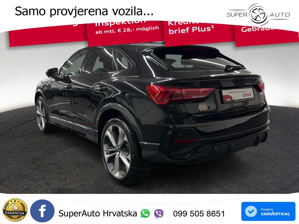 Audi Q3 Sportback 45 TFSI (245 KS) quattro S tronic S line LED+GR SJED+ACC