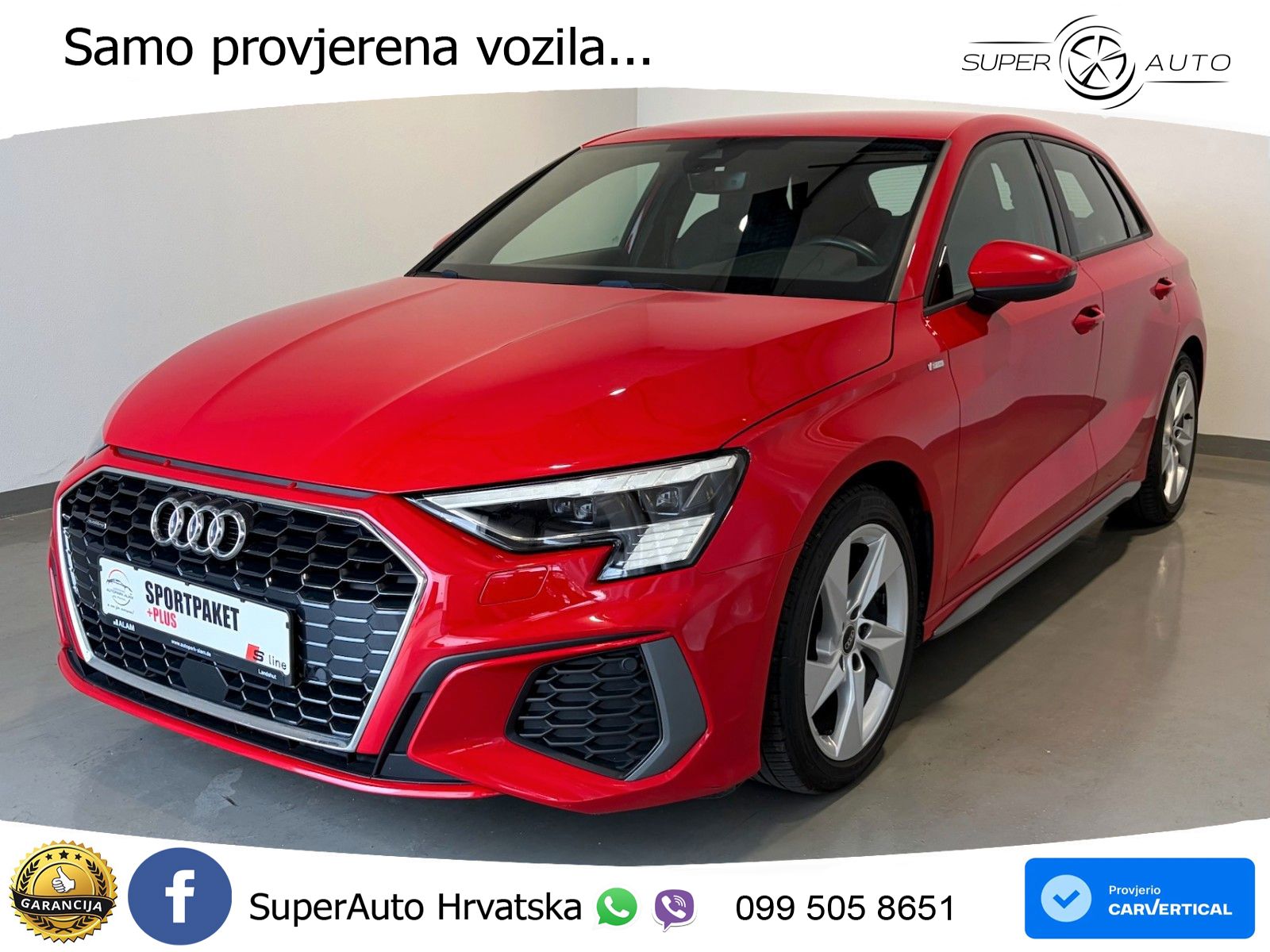 Audi A3 40 TDI (200 KS) quattro S tronic S line LED+GR SJED+ACC