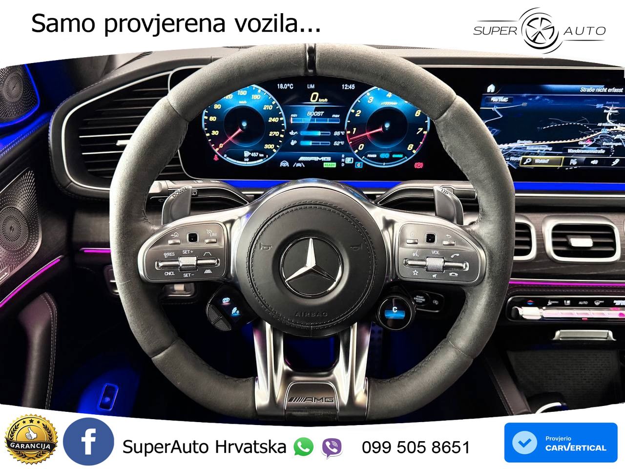 Mercedes-Benz GLS AMG GLS 63 V8 EQ Boost 4MATIC+ TCT ACC+HEAD+4xGR SJED+360+PANO
