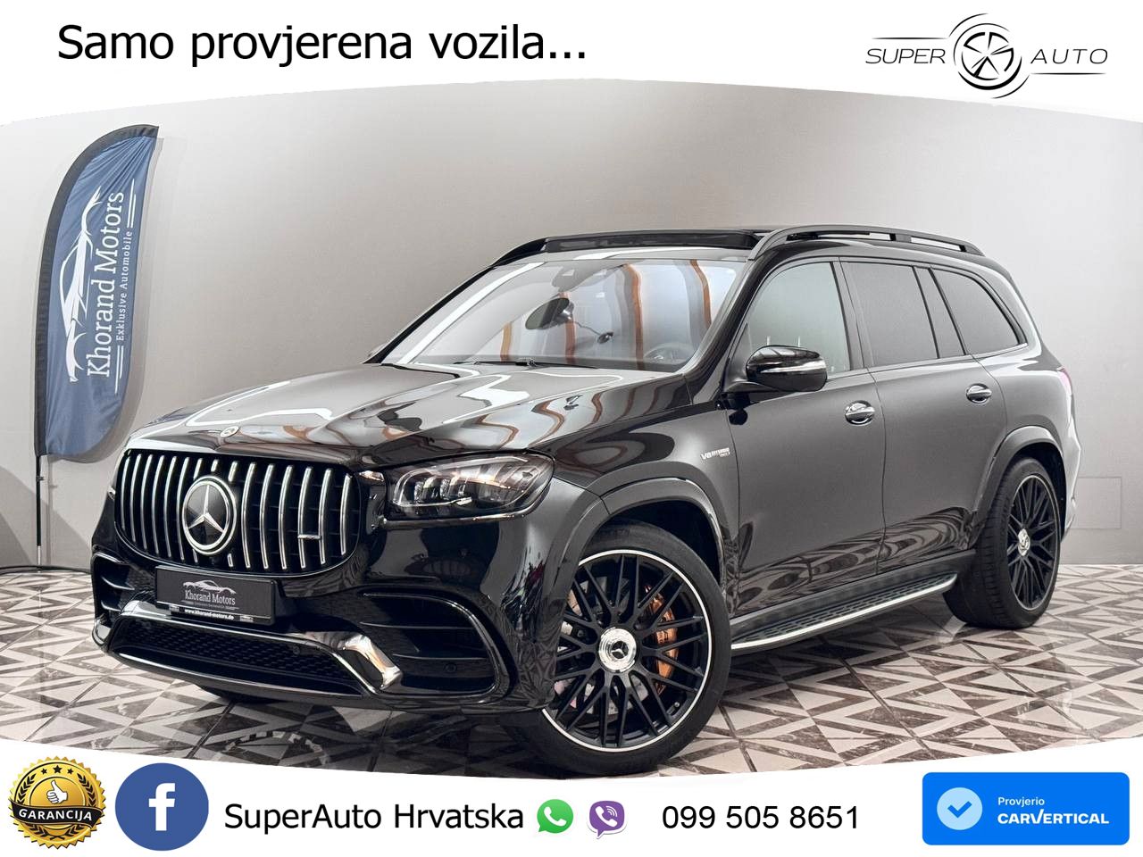 Mercedes-Benz GLS AMG GLS 63 V8 EQ Boost 4MATIC+ TCT ACC+HEAD+4xGR SJED+360+PANO