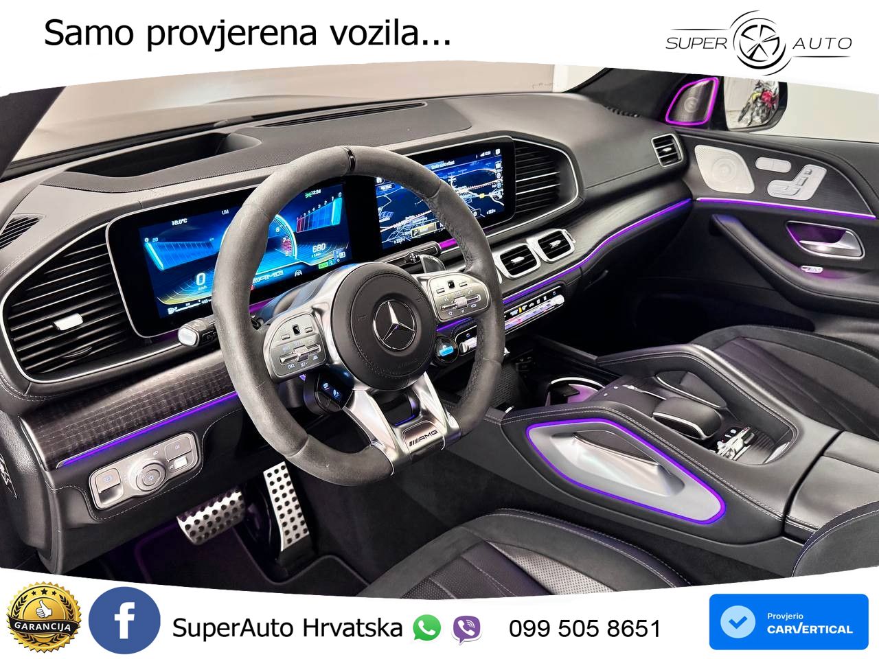Mercedes-Benz GLS AMG GLS 63 V8 EQ Boost 4MATIC+ TCT ACC+HEAD+4xGR SJED+360+PANO