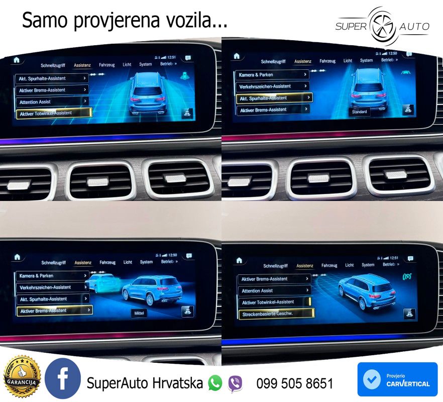Mercedes-Benz GLS AMG GLS 63 V8 EQ Boost 4MATIC+ TCT ACC+HEAD+4xGR SJED+360+PANO