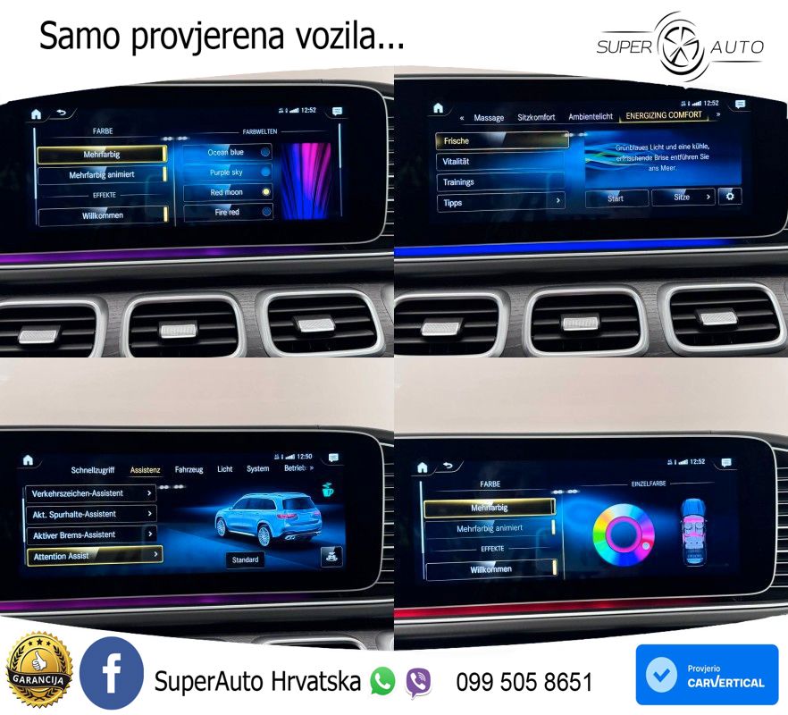 Mercedes-Benz GLS AMG GLS 63 V8 EQ Boost 4MATIC+ TCT ACC+HEAD+4xGR SJED+360+PANO