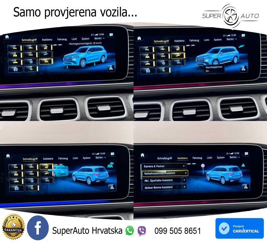Mercedes-Benz GLS AMG GLS 63 V8 EQ Boost 4MATIC+ TCT ACC+HEAD+4xGR SJED+360+PANO
