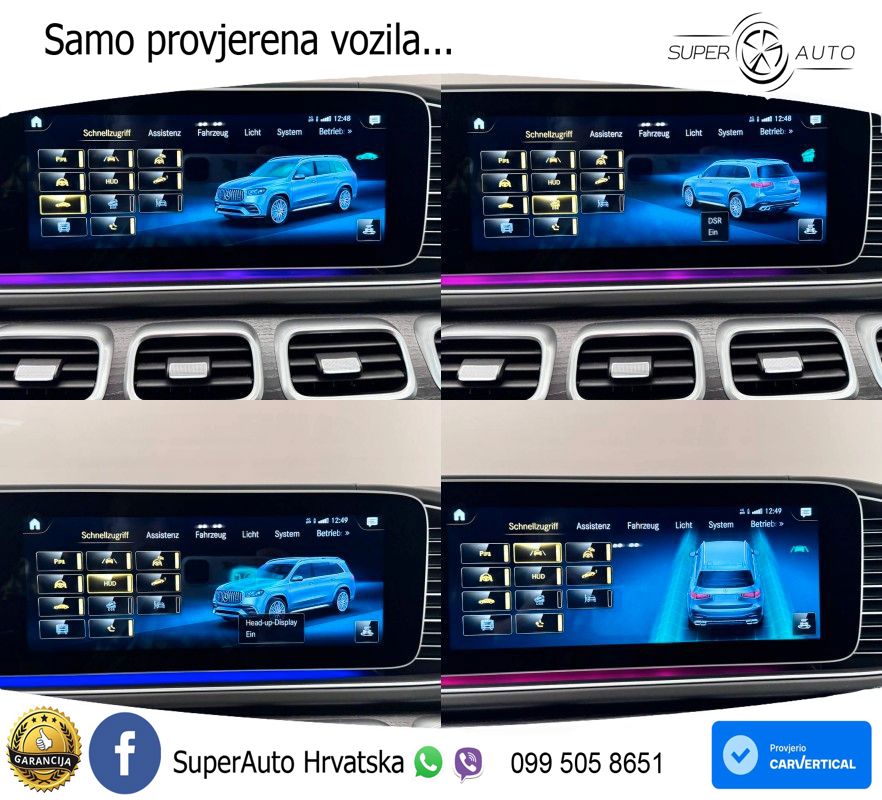 Mercedes-Benz GLS AMG GLS 63 V8 EQ Boost 4MATIC+ TCT ACC+HEAD+4xGR SJED+360+PANO