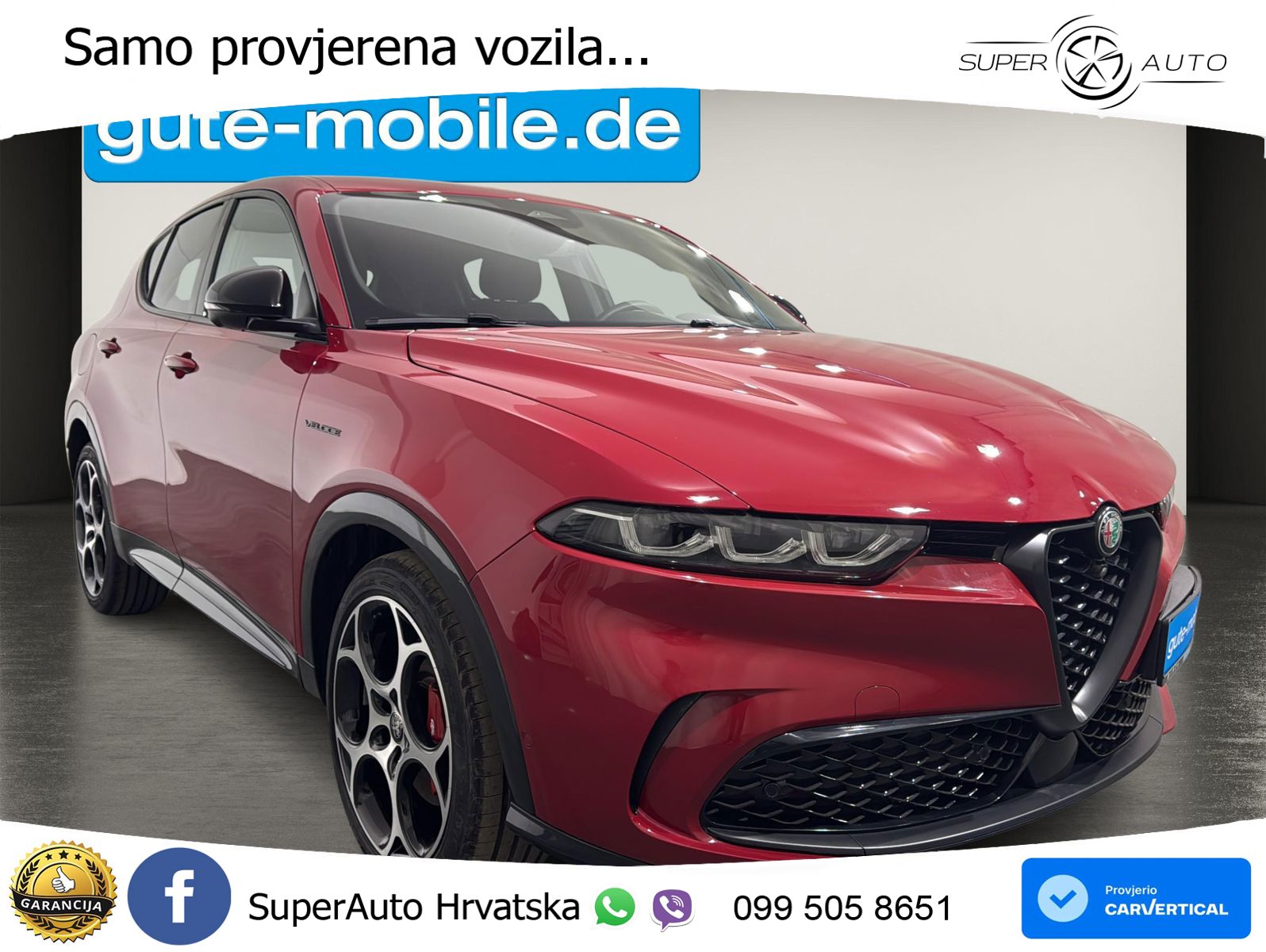 Alfa Romeo Tonale 1.5 VGT (160 KS) 48V-Hybrid TCT LED+GR SJED+ACC