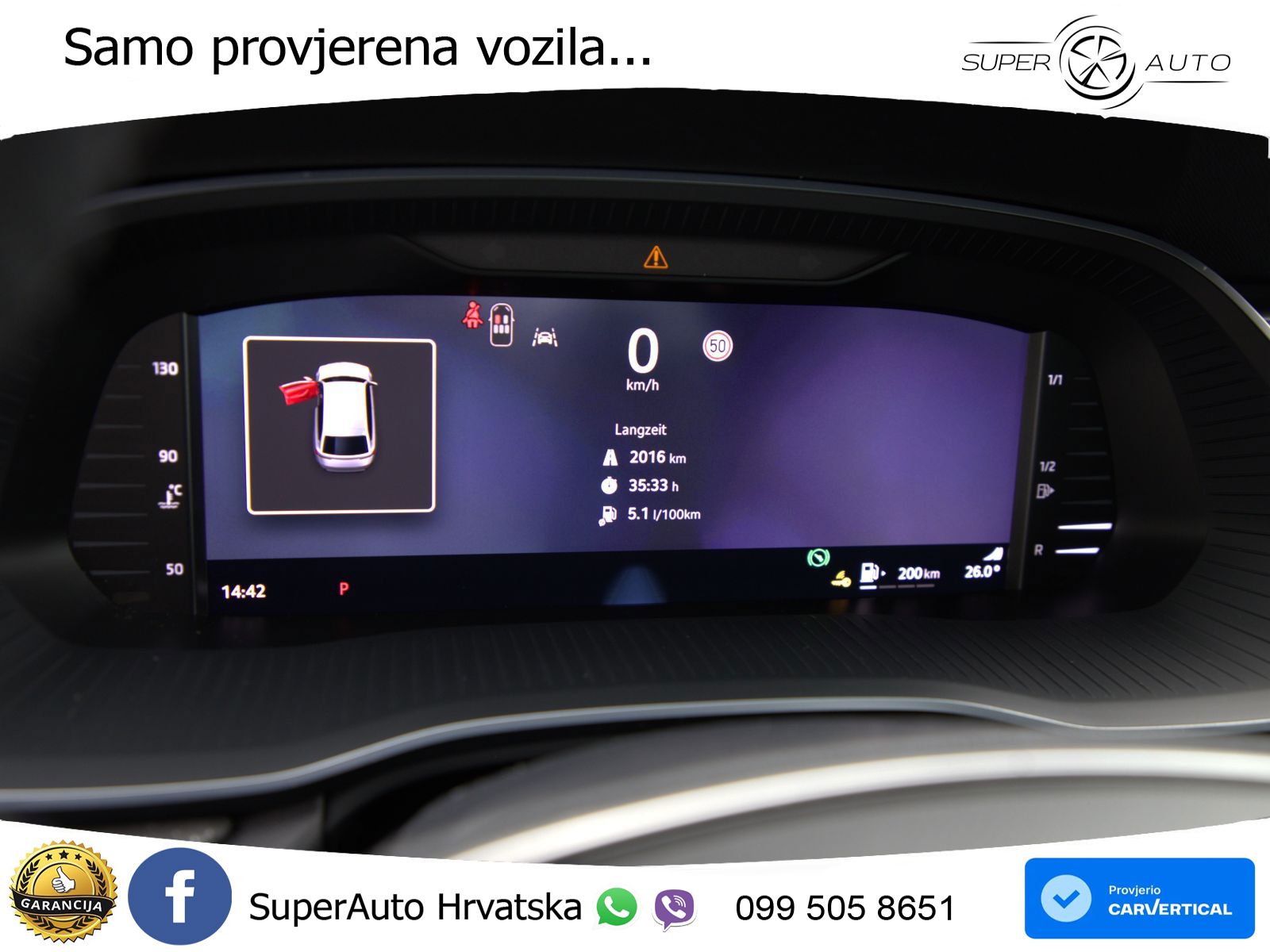 Škoda Octavia Combi 2.0 TDI (150 KS) DSG LED+GR SJED+ACC