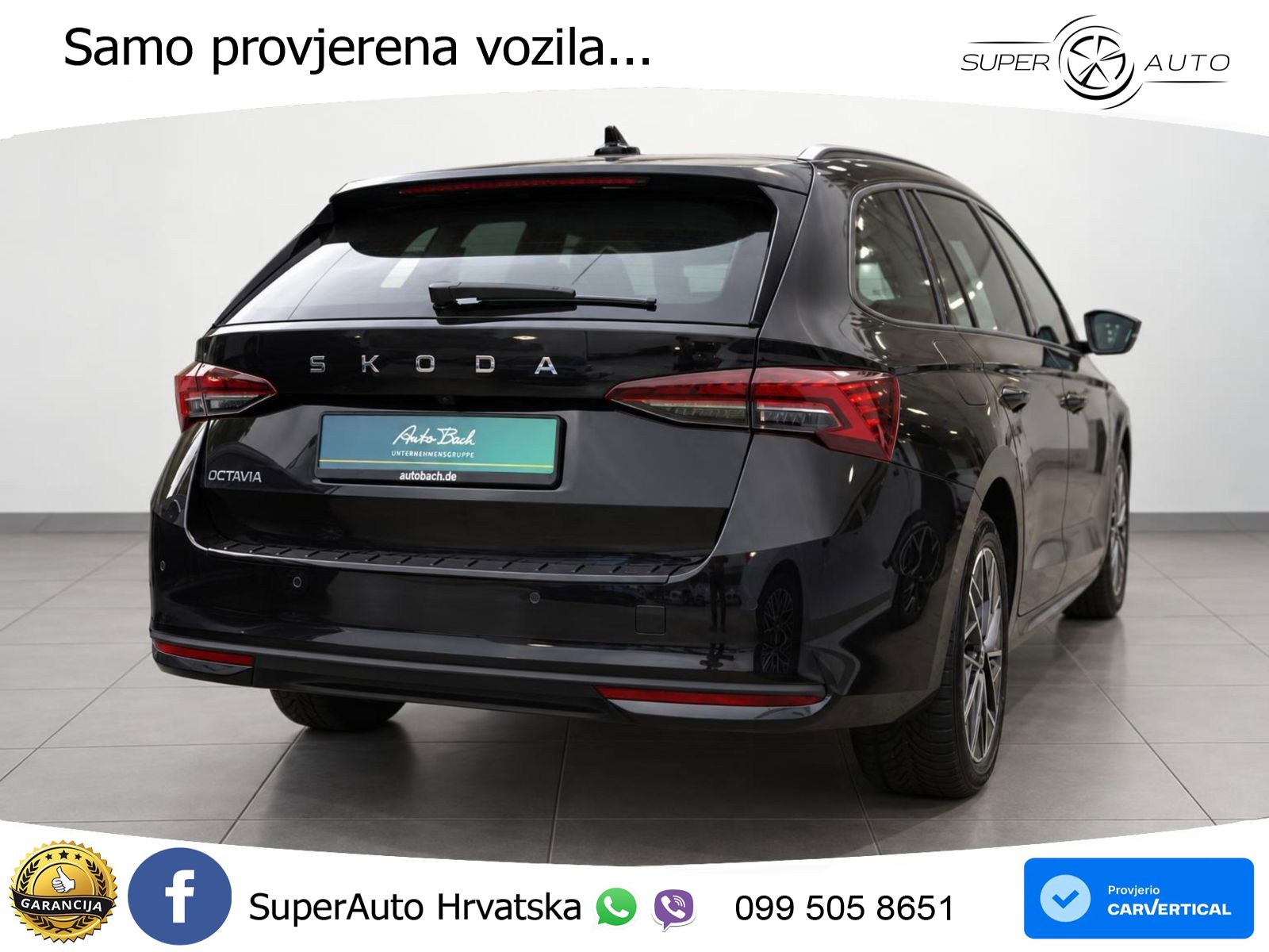 Škoda Octavia Combi 2.0 TDI (150 KS) DSG LED+GR SJED+ACC