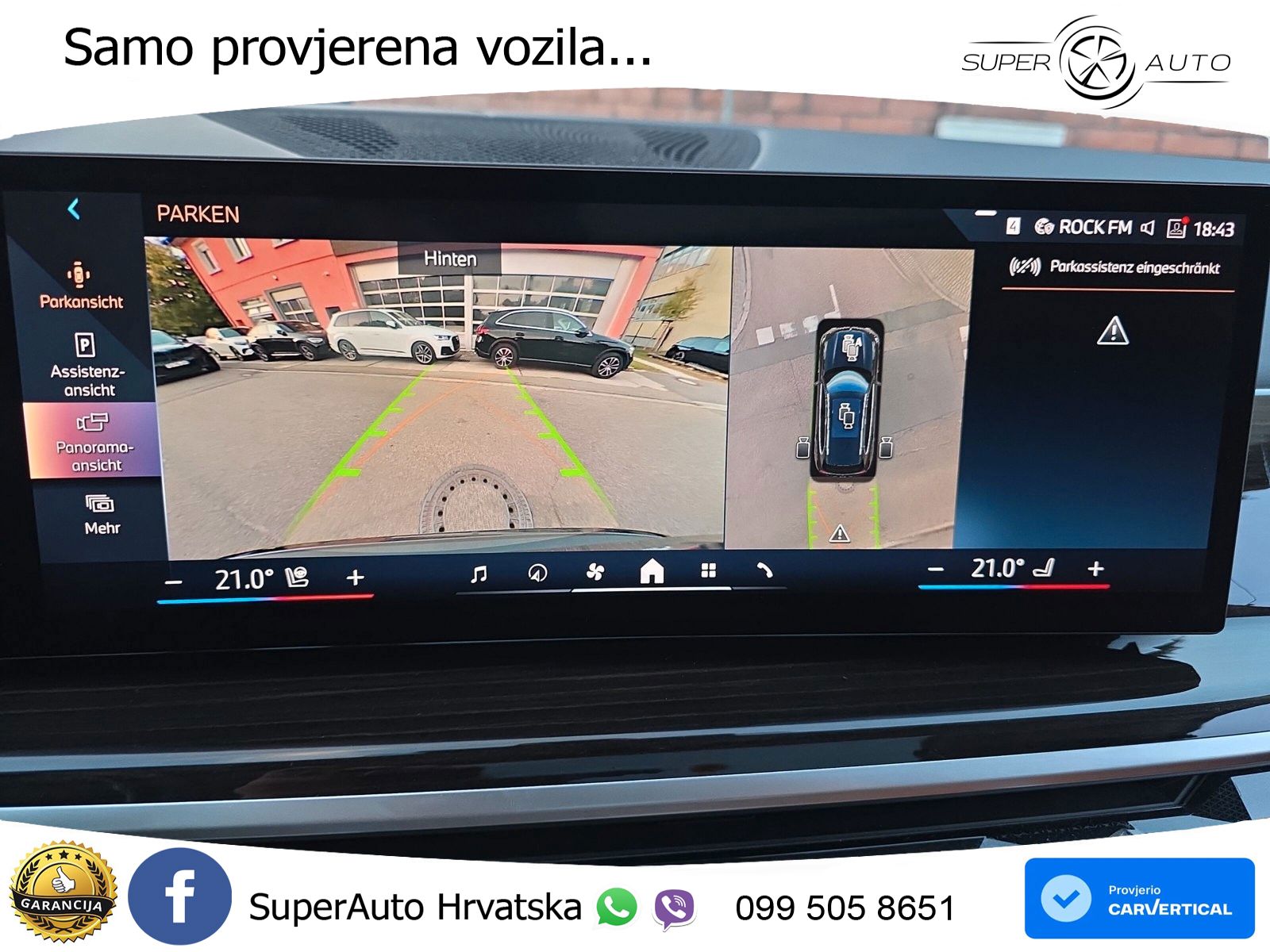 BMW X5 30d (298 KS) xDrive Steptronic ZRAČNI+ACC+GR SJED+KAM+PANO