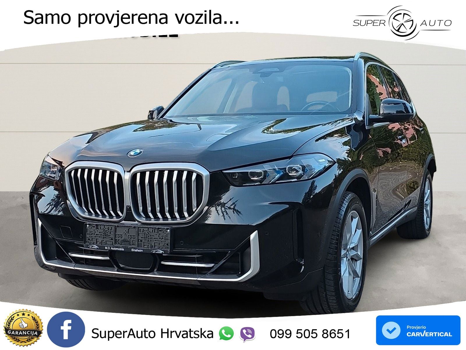 BMW X5 30d (298 KS) xDrive Steptronic ZRAČNI+ACC+GR SJED+KAM+PANO