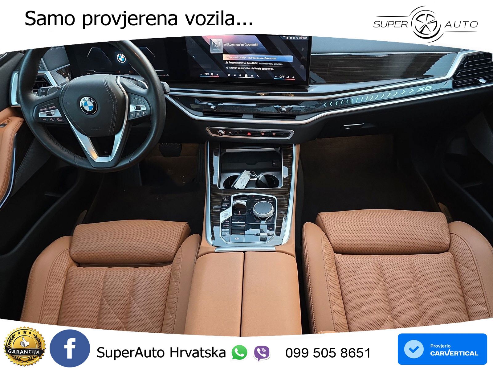 BMW X5 30d (298 KS) xDrive Steptronic ZRAČNI+ACC+GR SJED+KAM+PANO