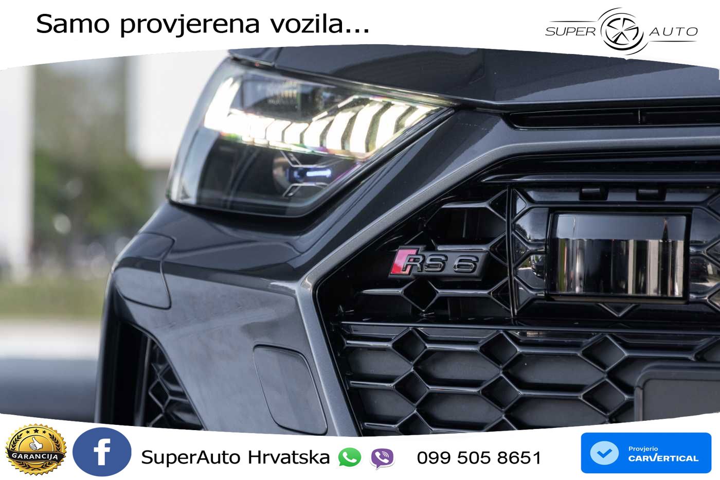 Audi RS6 Avant 4.0 TFSI V8 (600 KS) quattro Tiptronic