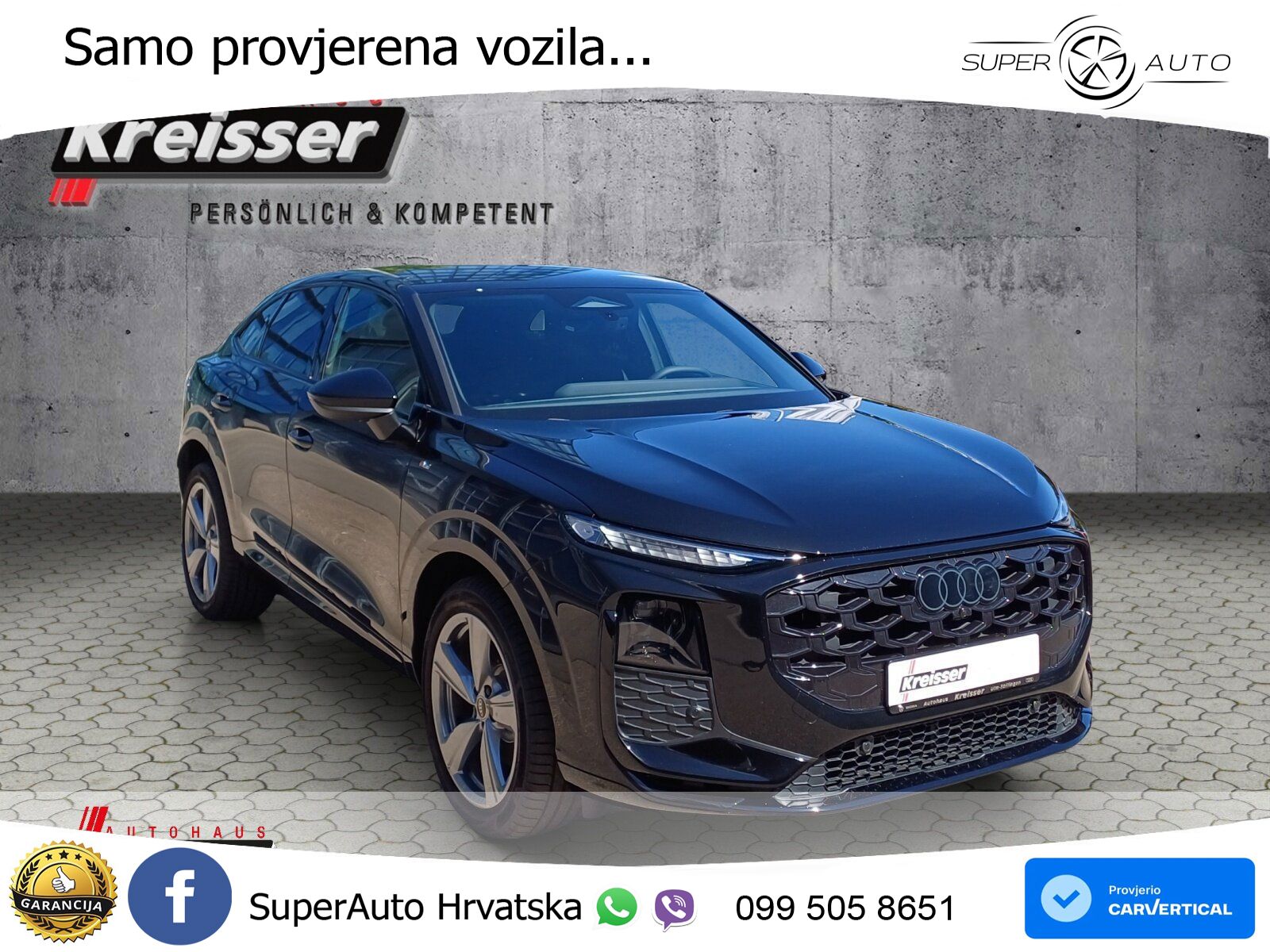Audi Q3 III Sportback 2.0 TFSI (204 KS) quattro S tronic S line LED+GR SJED+ACC
