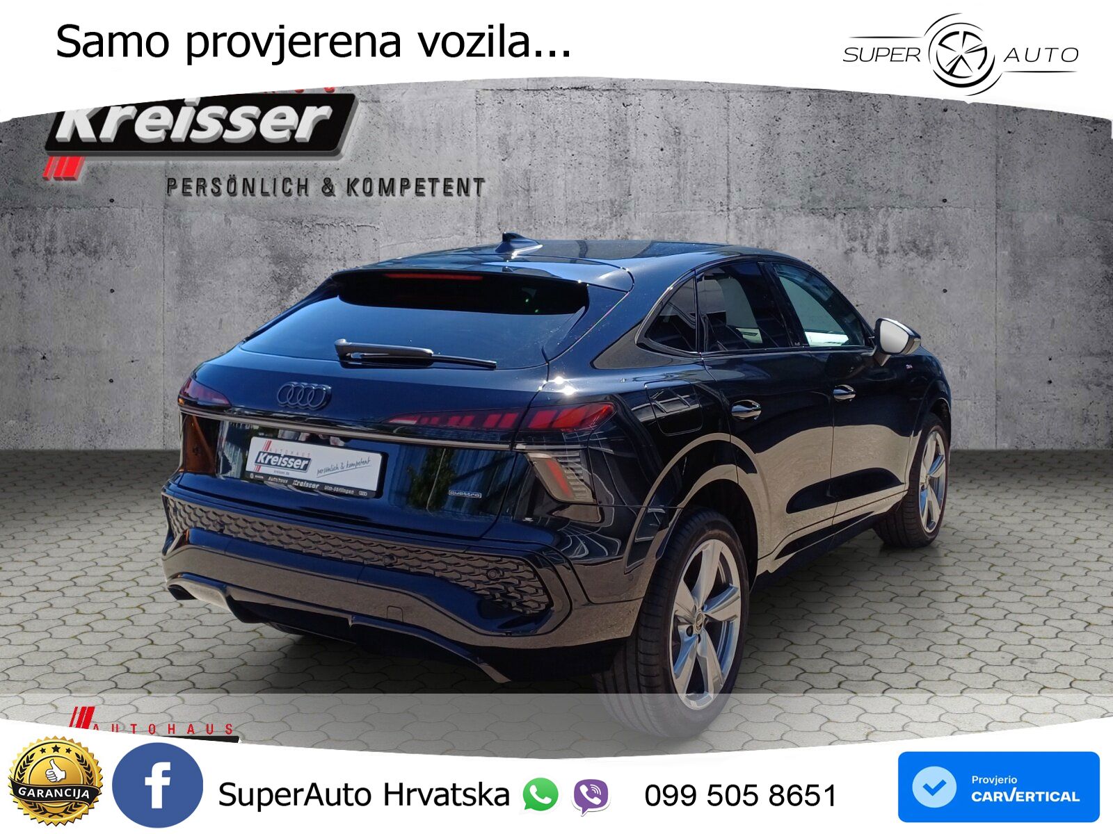 Audi Q3 III Sportback 2.0 TFSI (204 KS) quattro S tronic S line LED+GR SJED+ACC