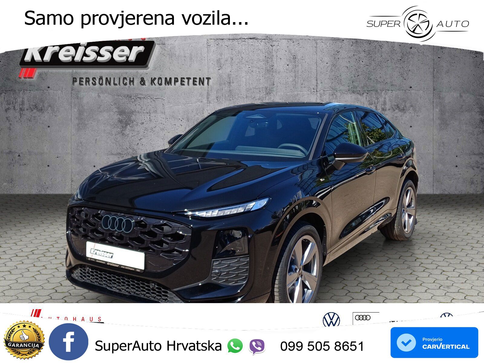 Audi Q3 III Sportback 2.0 TFSI (204 KS) quattro S tronic S line LED+GR SJED+ACC