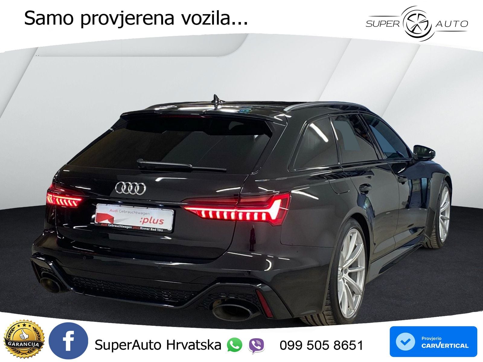 Audi RS6 Avant 4.0 TFSI V8 (600 KS) quattro Tiptronic LED+GR SJED+ACC