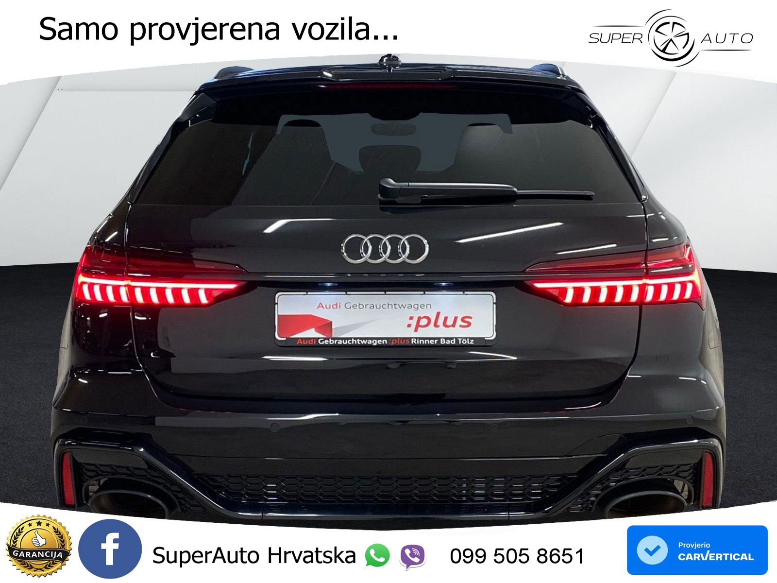 Audi RS6 Avant 4.0 TFSI V8 (600 KS) quattro Tiptronic LED+GR SJED+ACC