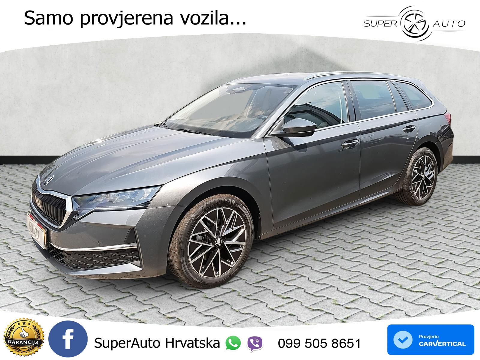 Škoda Octavia Combi 2.0 TDI (150 KS) DSG Selection LED+GR SJED+ACC