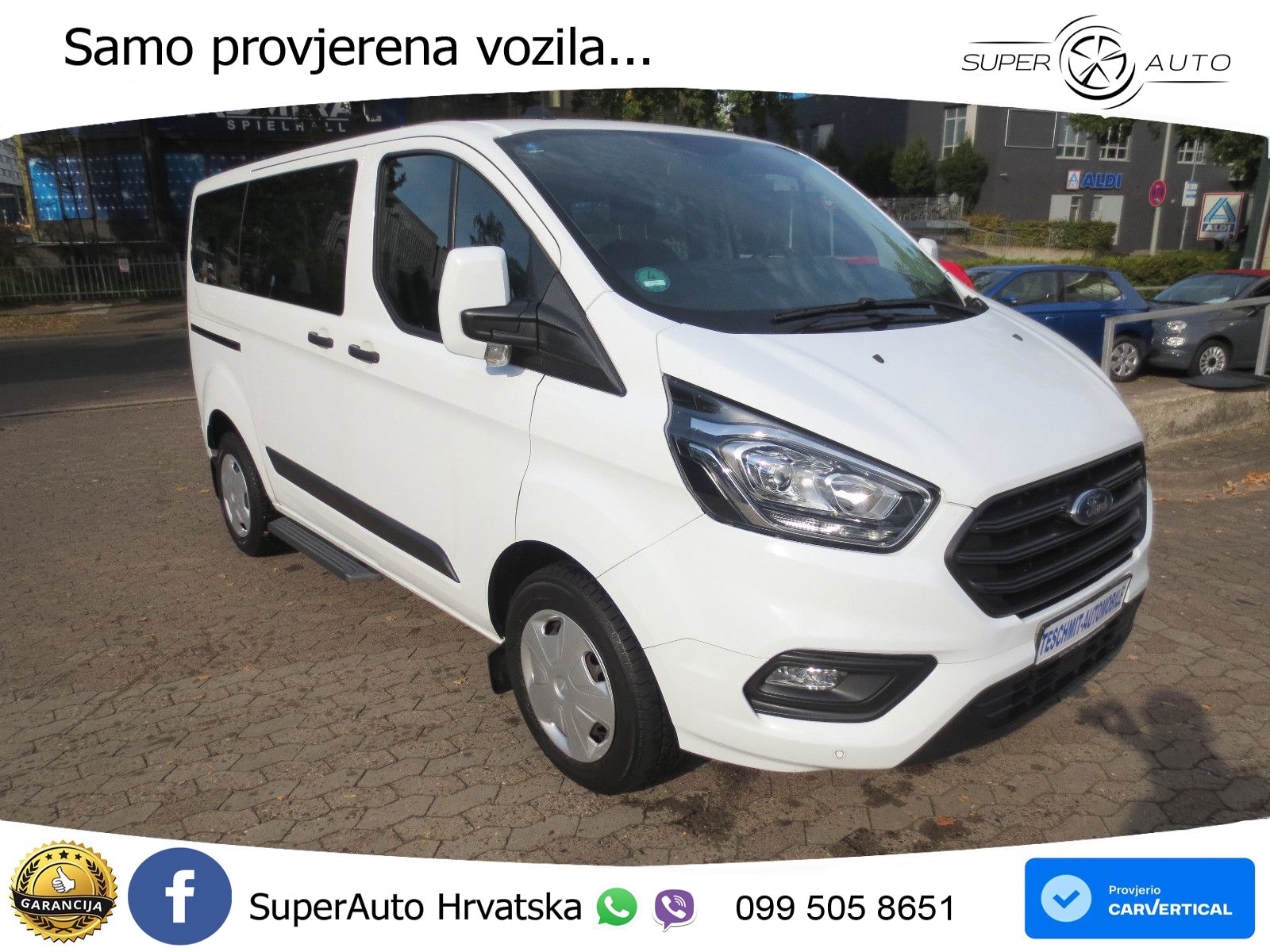 Ford Transit  Custom Kombi 320 L1 Trend 9-Sitzer/PDC 105 KS