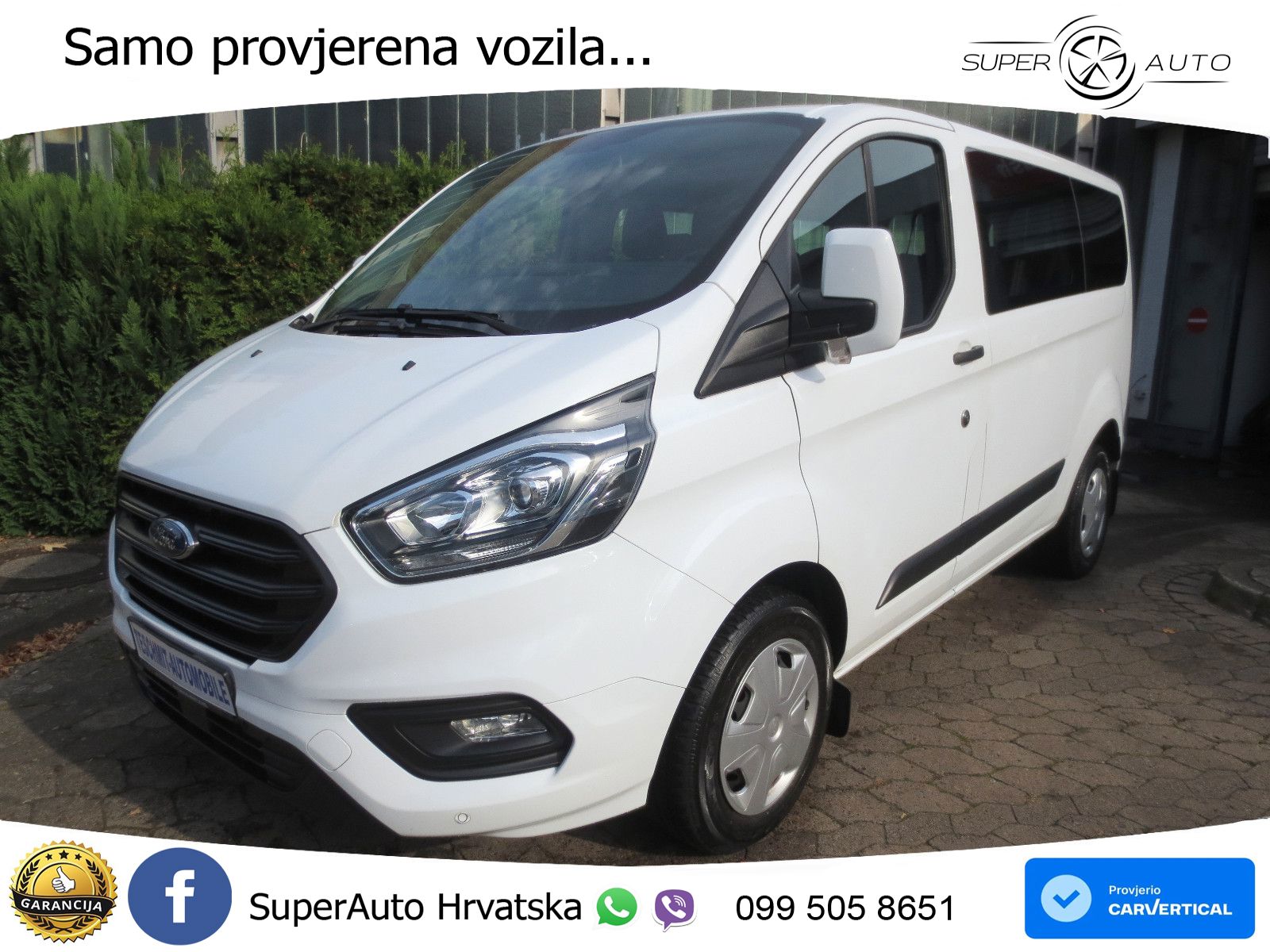 Ford Transit  Custom Kombi 320 L1 Trend 9-Sitzer/PDC 105 KS