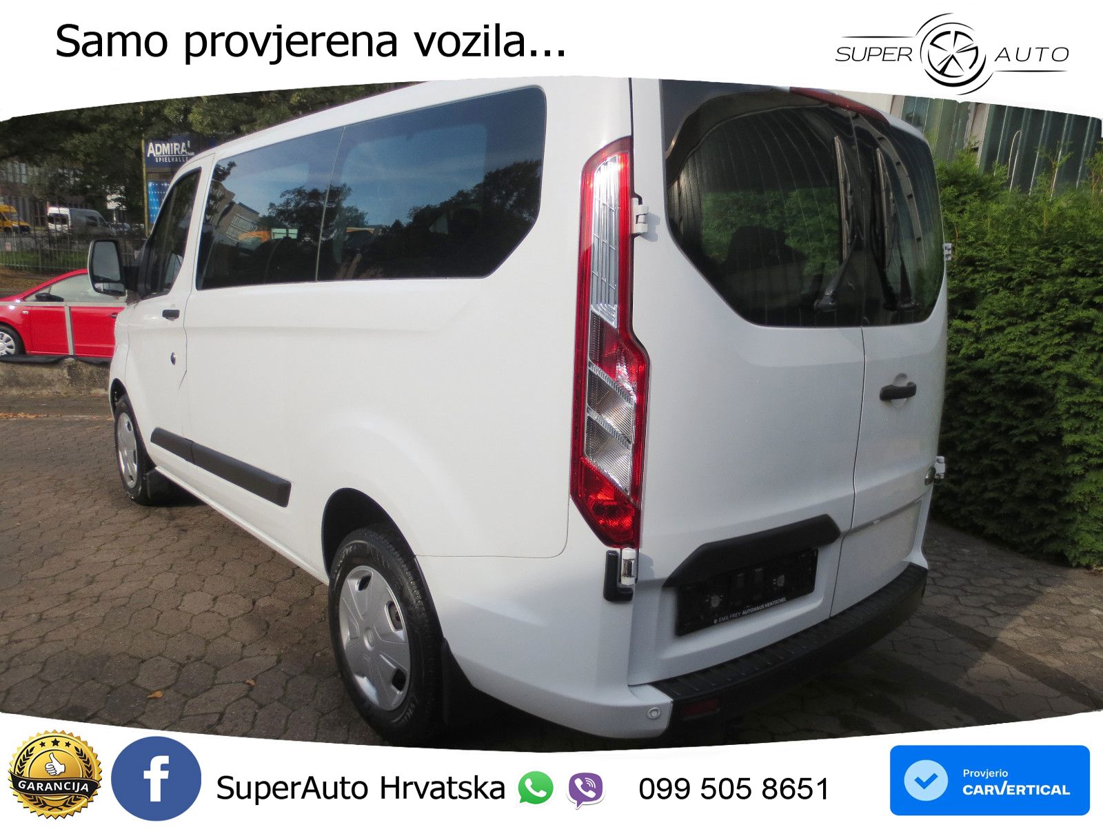 Ford Transit  Custom Kombi 320 L1 Trend 9-Sitzer/PDC 105 KS