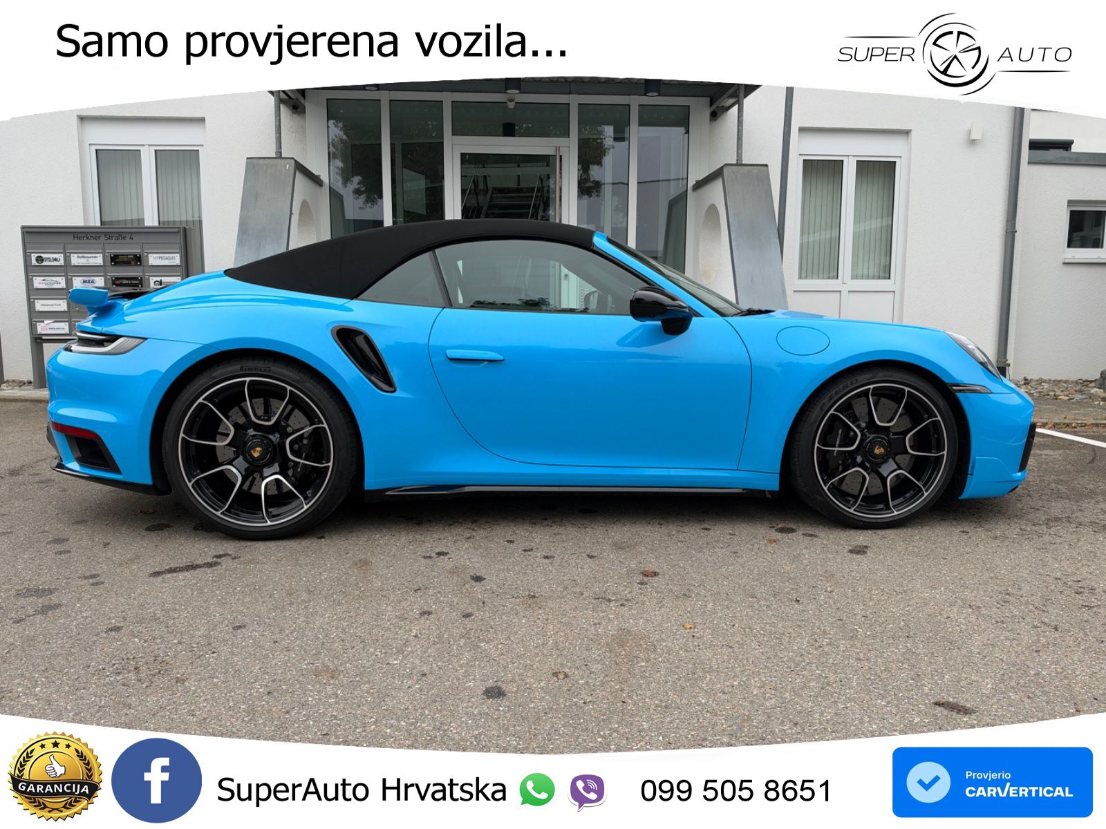 Porsche 911 Turbo S Cabriolet 3.8 (650 KS) PDK ZRAČNI+ACC+GR SJED+KAM