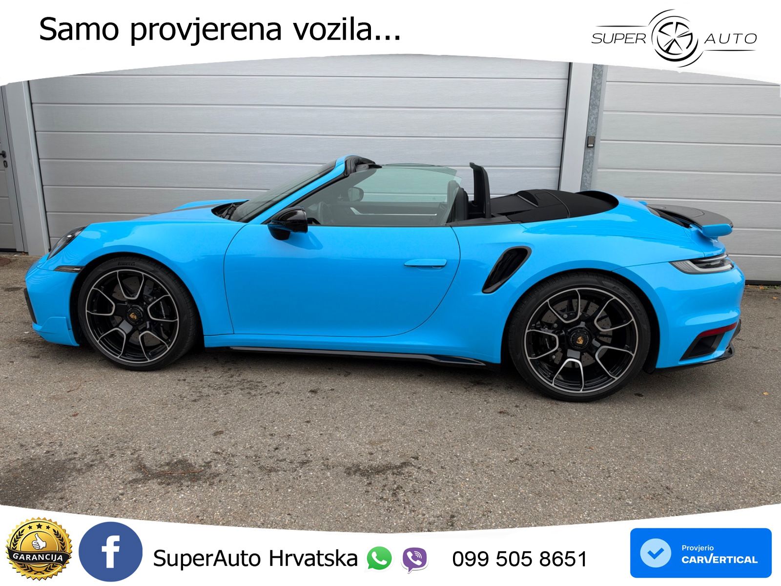 Porsche 911 Turbo S Cabriolet 3.8 (650 KS) PDK ZRAČNI+ACC+GR SJED+KAM