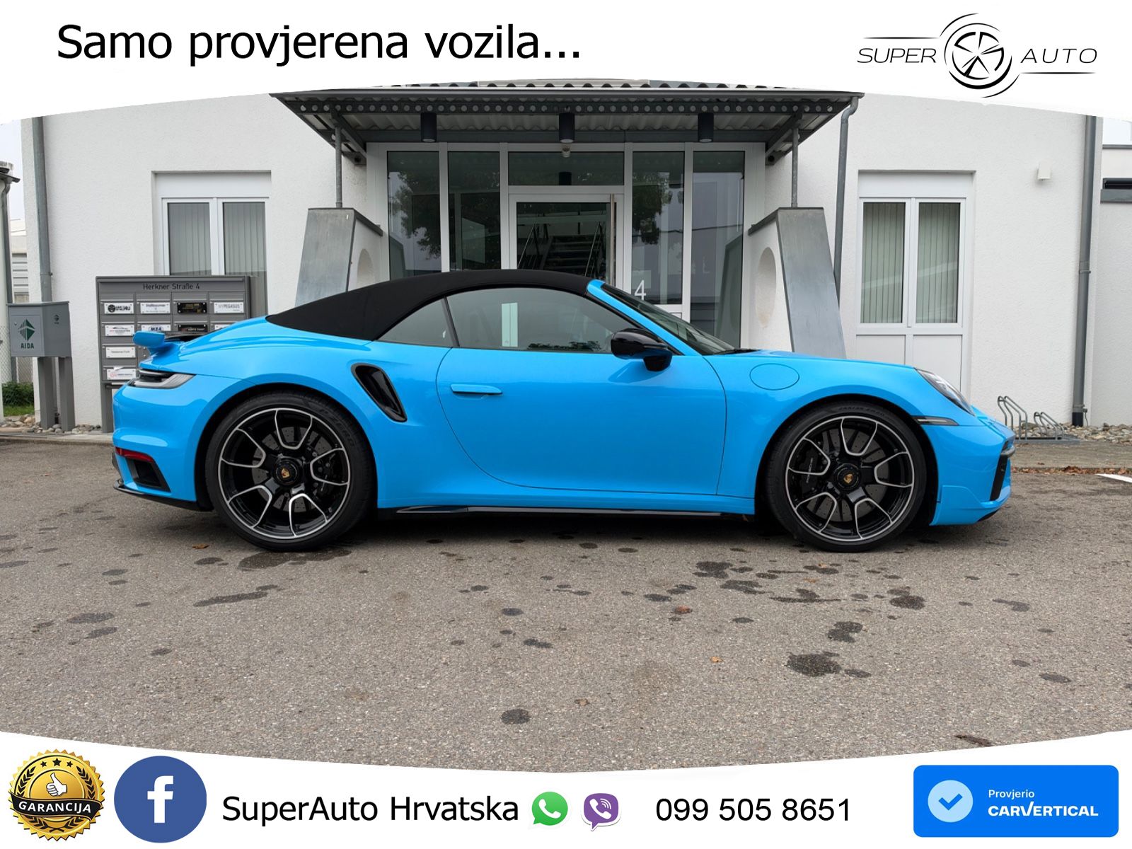 Porsche 911 Turbo S Cabriolet 3.8 (650 KS) PDK ZRAČNI+ACC+GR SJED+KAM