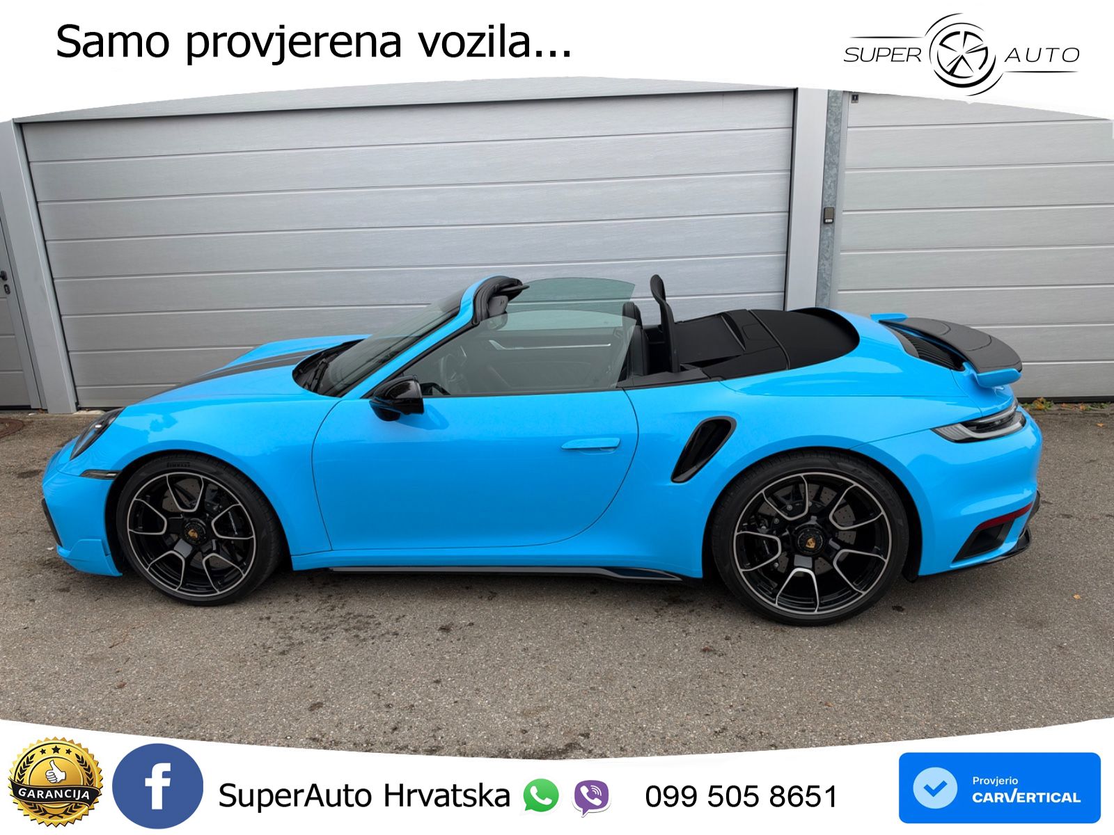 Porsche 911 Turbo S Cabriolet 3.8 (650 KS) PDK ZRAČNI+ACC+GR SJED+KAM