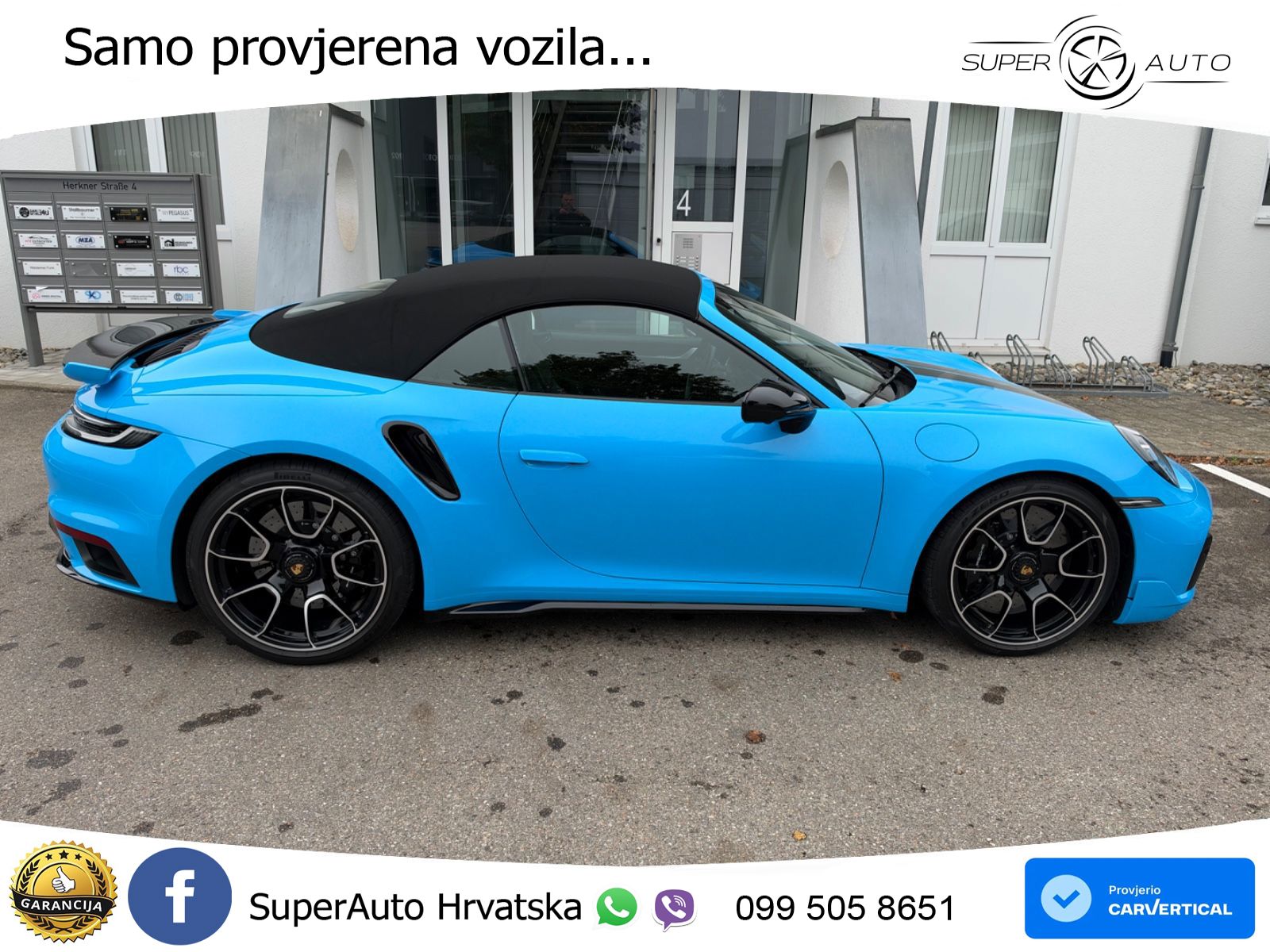 Porsche 911 Turbo S Cabriolet 3.8 (650 KS) PDK ZRAČNI+ACC+GR SJED+KAM