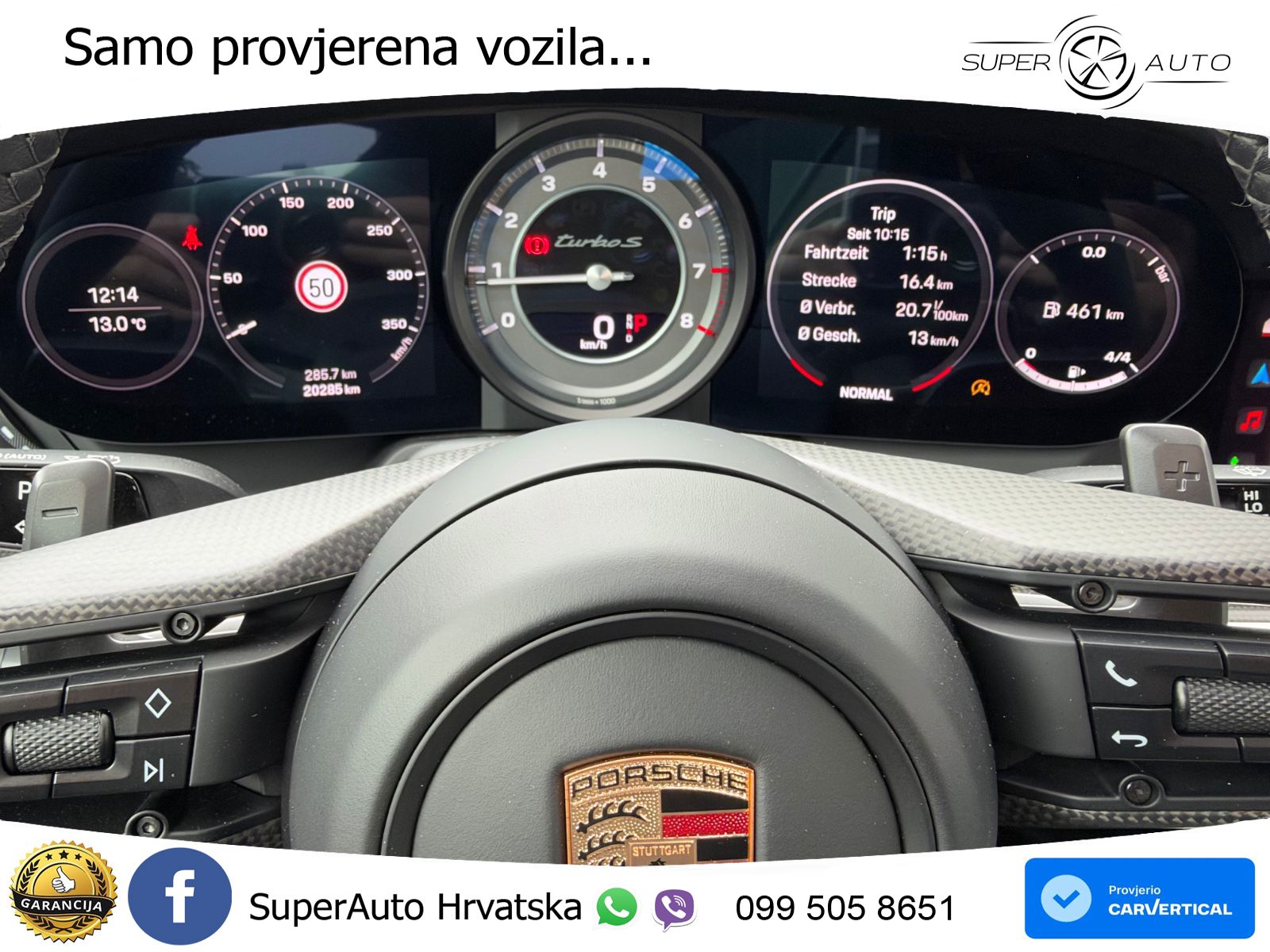 Porsche 911 Turbo S Cabriolet 3.8 (650 KS) PDK ZRAČNI+ACC+GR SJED+KAM