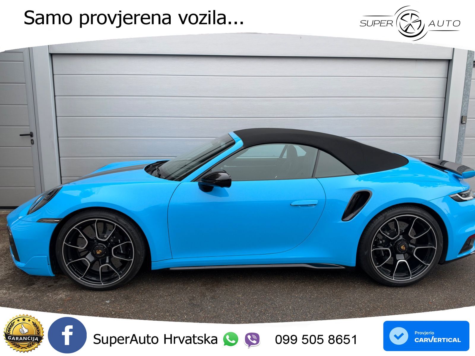 Porsche 911 Turbo S Cabriolet 3.8 (650 KS) PDK ZRAČNI+ACC+GR SJED+KAM