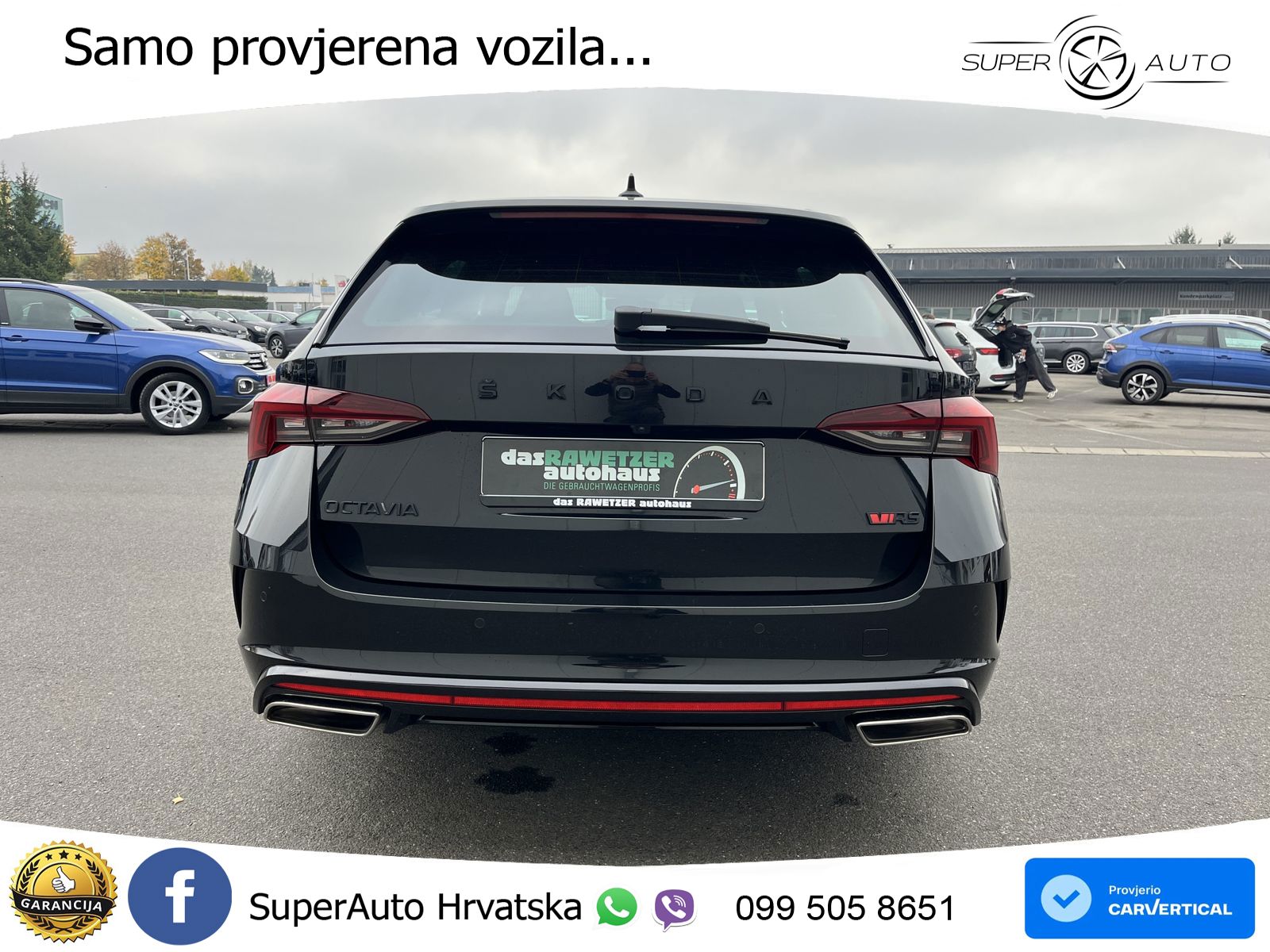 Škoda Octavia Combi RS 2.0 TDI (200 KS) DSG LED+GR SJED+ACC