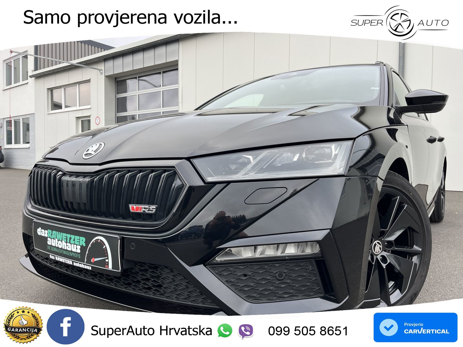 Škoda Octavia Combi RS 2.0 TDI (200 KS) DSG LED+GR SJED+ACC