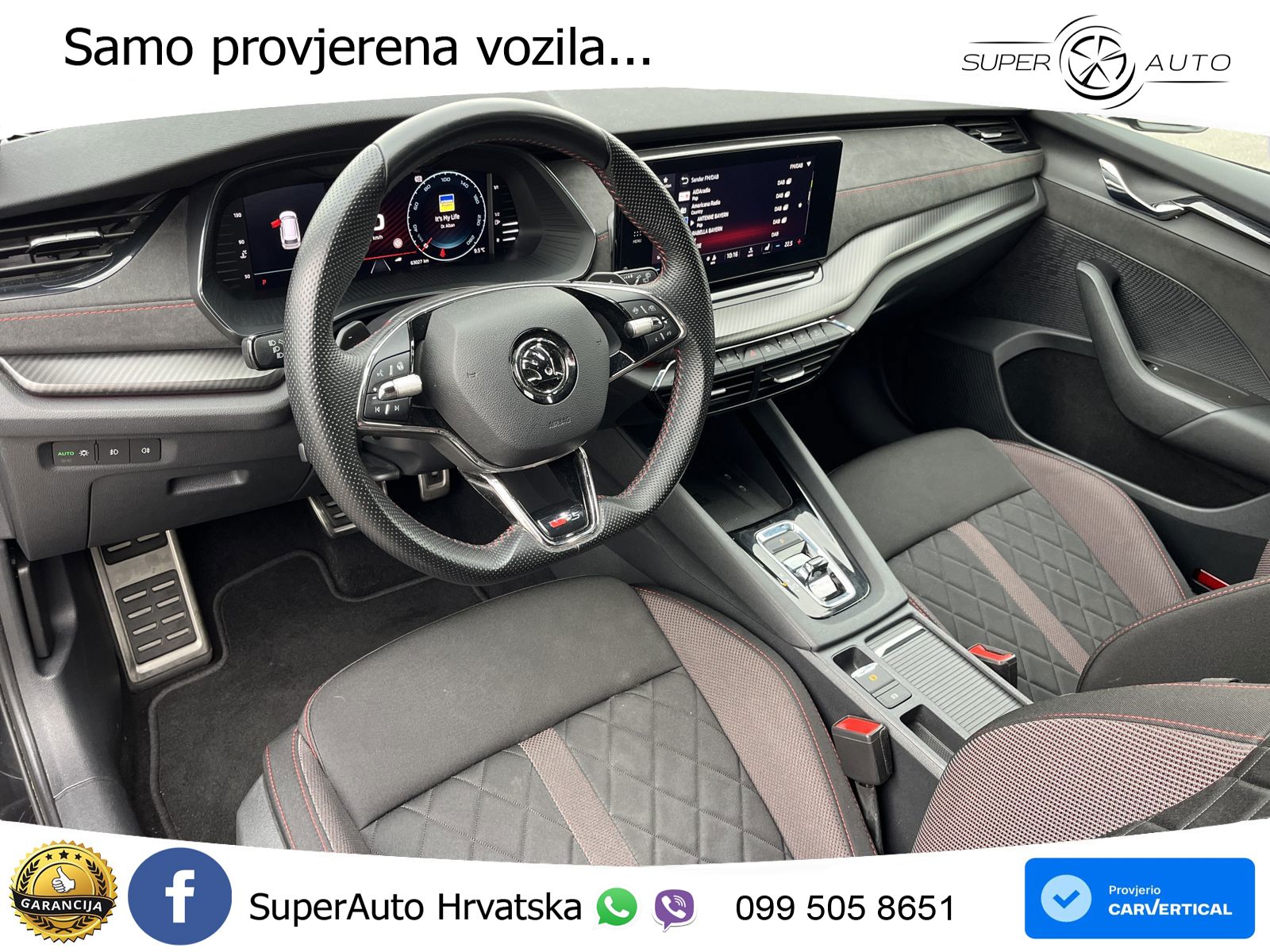 Škoda Octavia Combi RS 2.0 TDI (200 KS) DSG LED+GR SJED+ACC